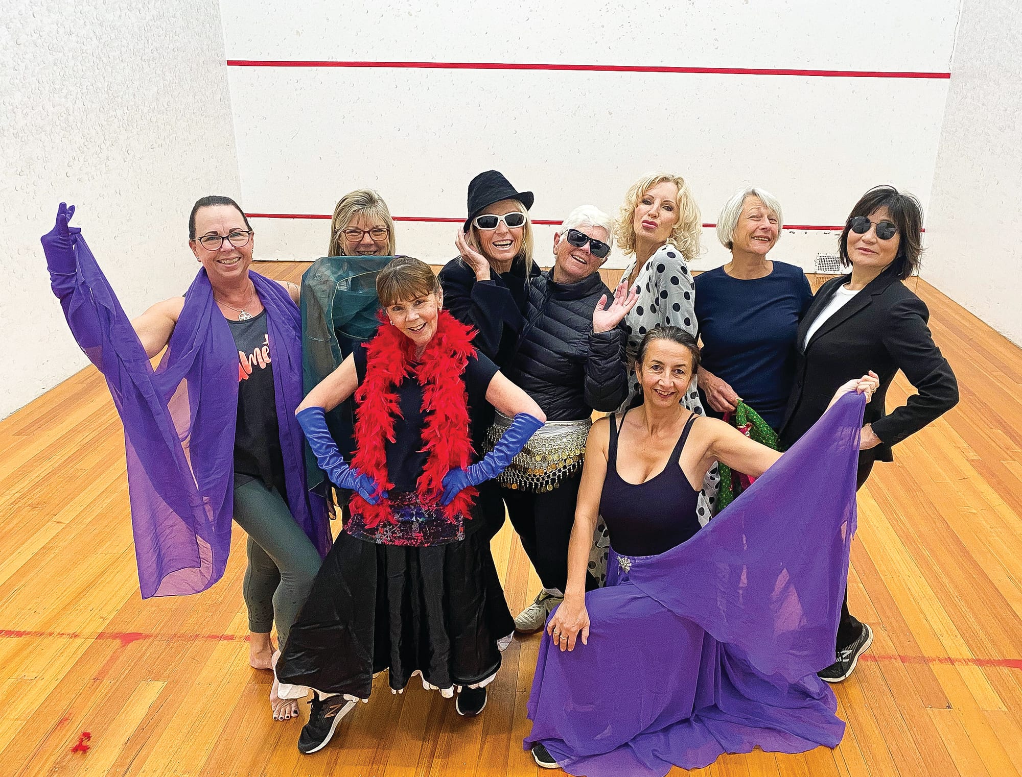 Getting their groove on