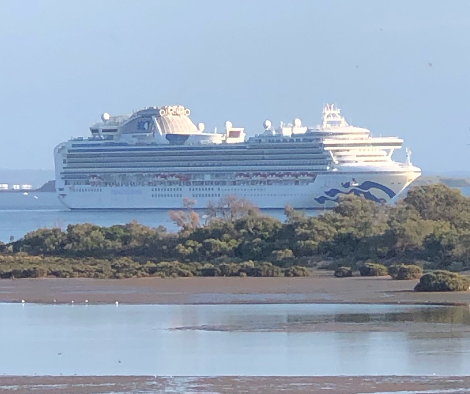 Princess returns to the island