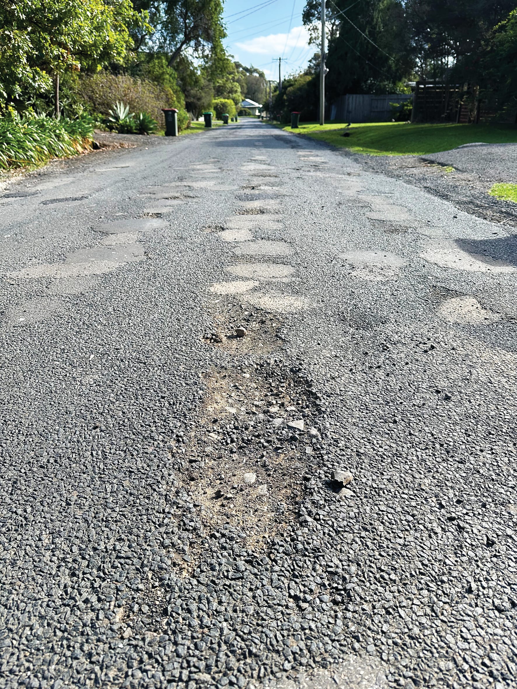Residents petition council opposing road works