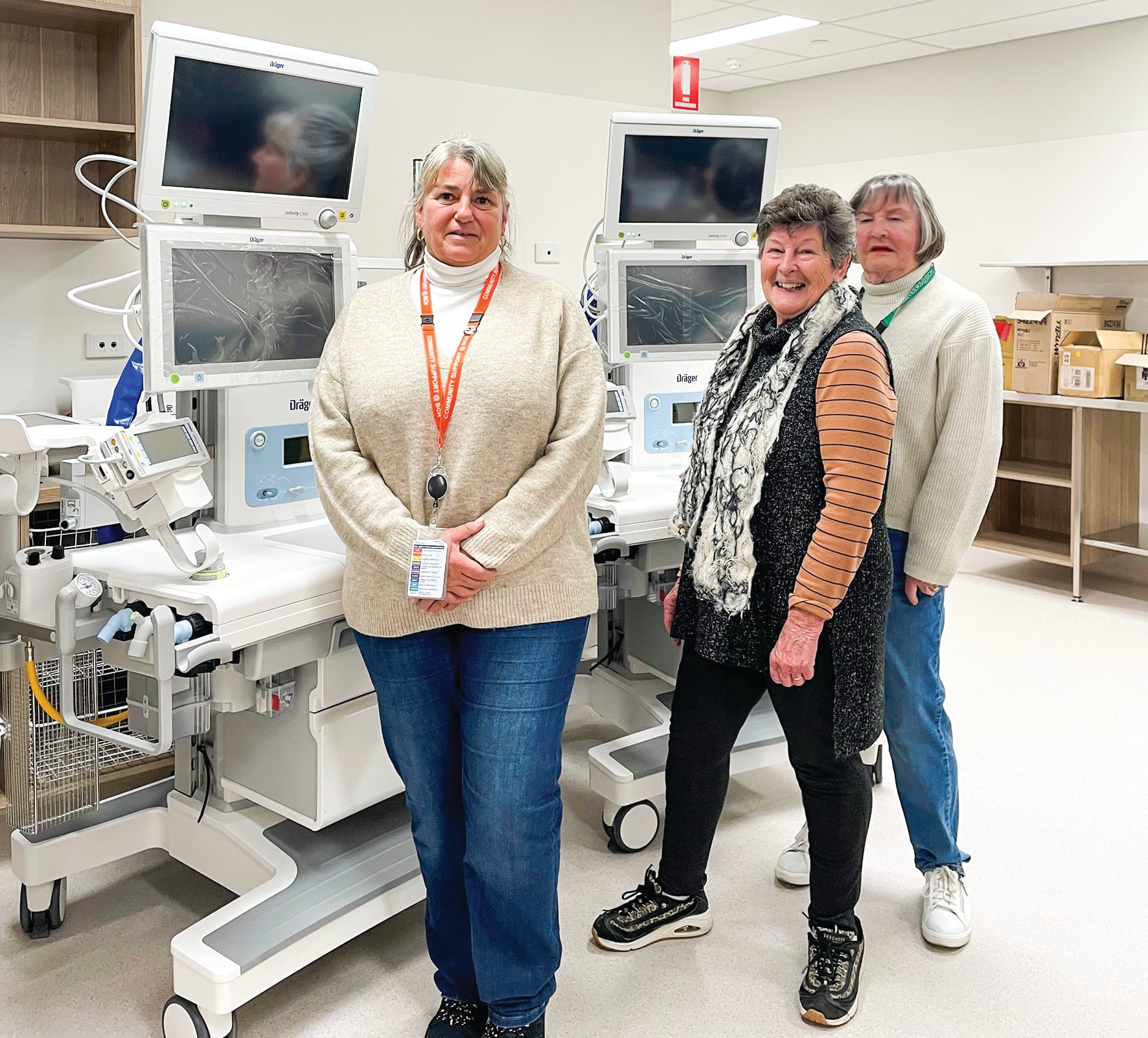 Auxiliary members visit new community hospital