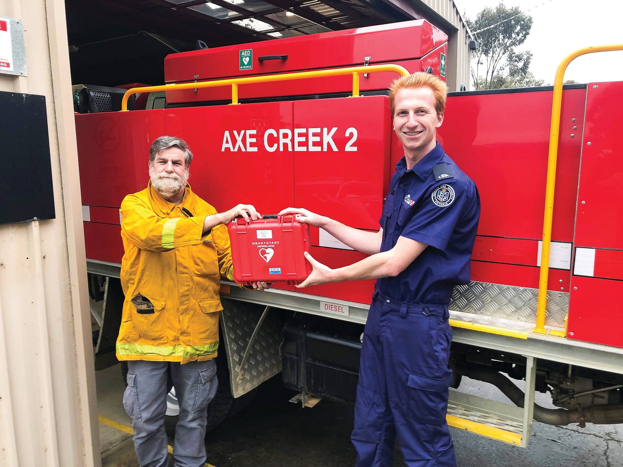 Final defibrillators rolling out to every CFA fire truck
