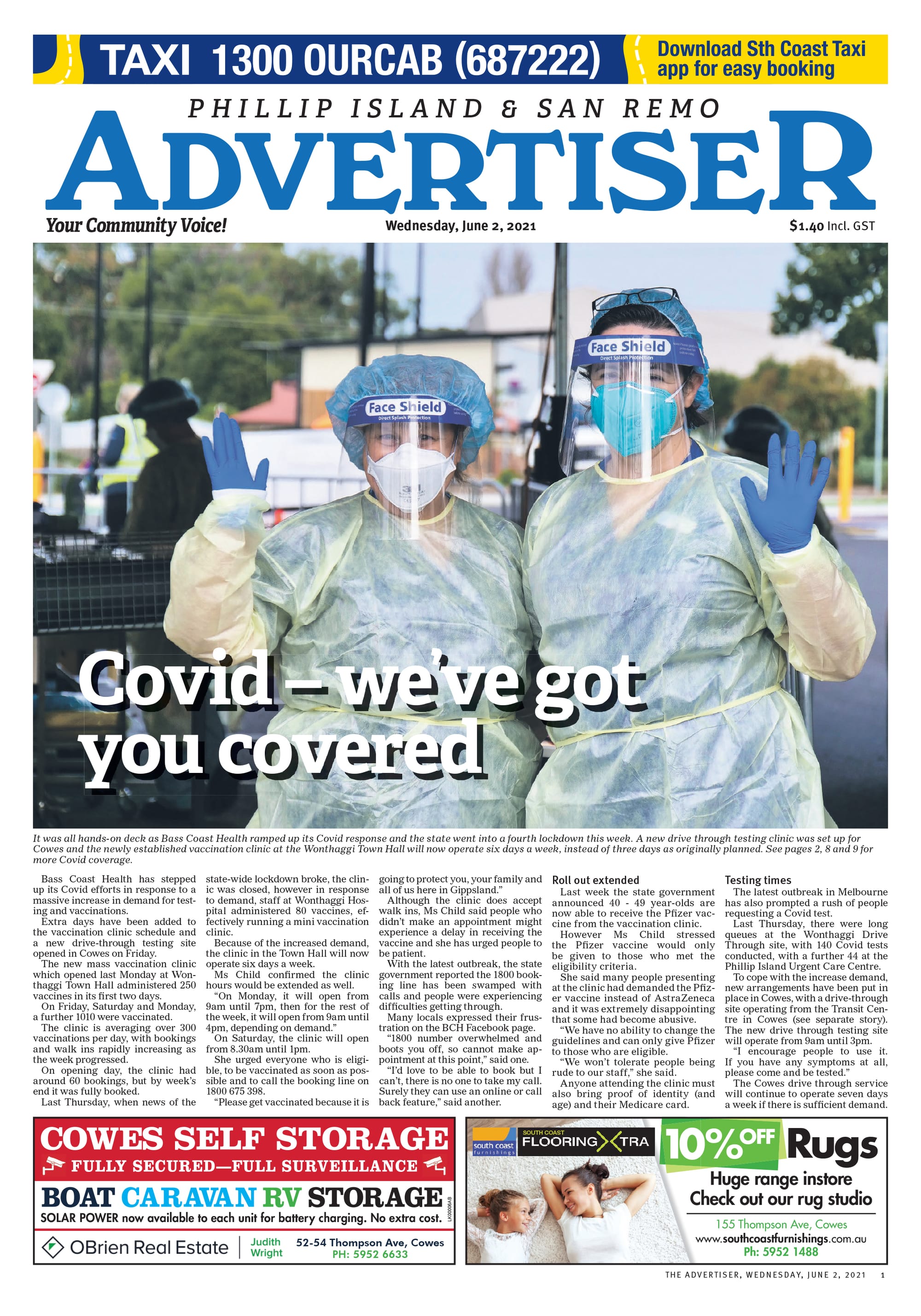 Wednesday, June 2, 2021