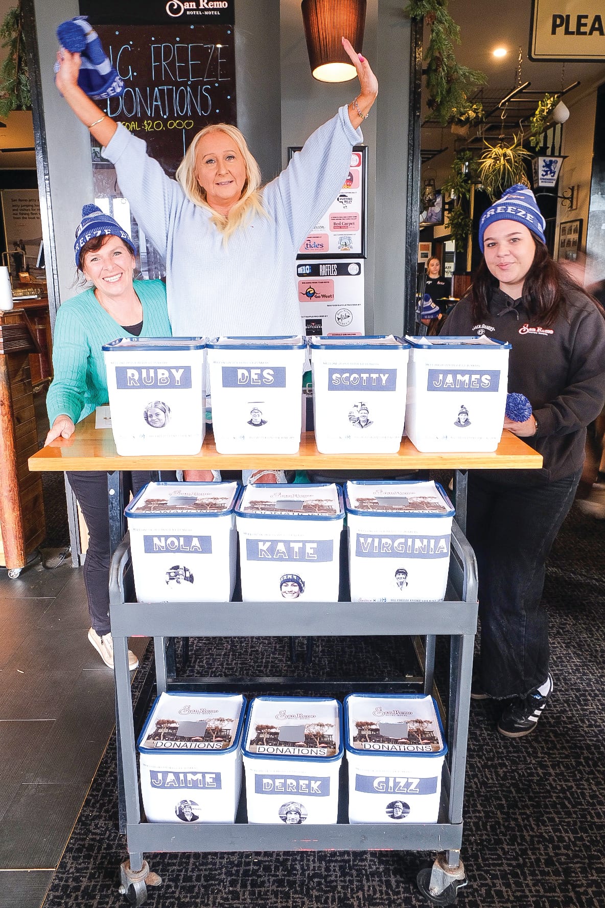 San Remo freezes over!