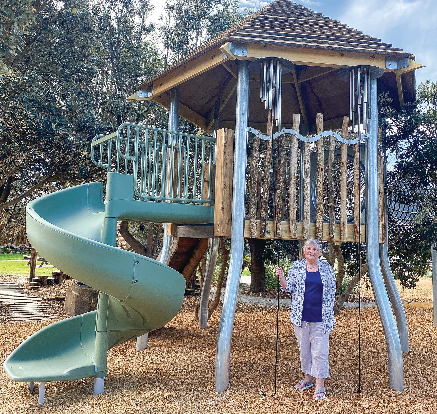 Gong for Rhyll playground