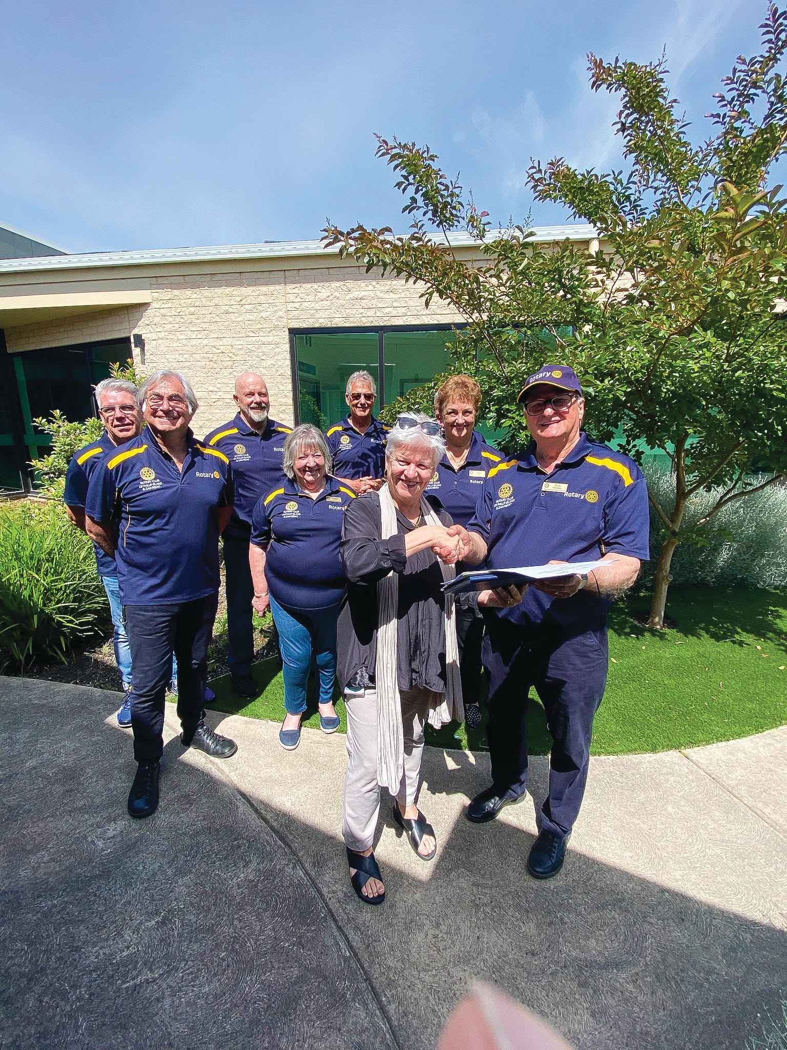 Rotary fundraise for rehabilitation garden