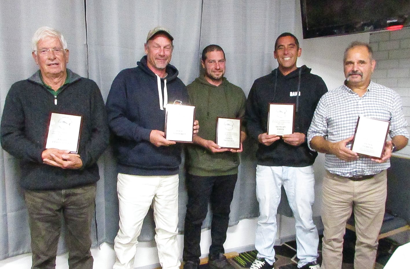 Angling Club end of season presentations