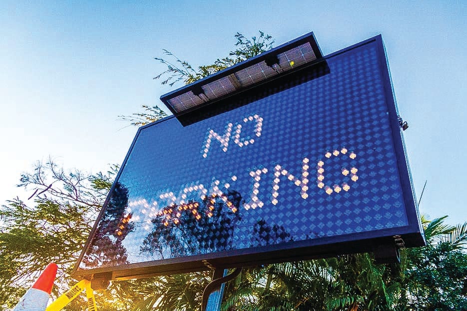 Cowes sensor parking