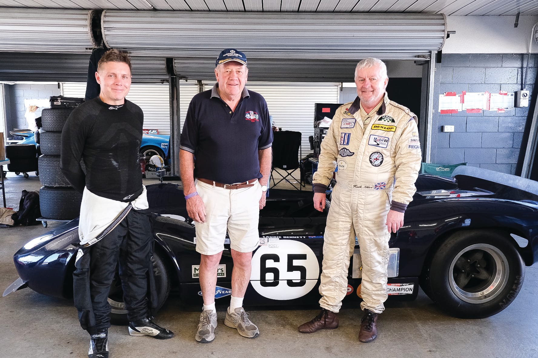 Helping hand at classic car race