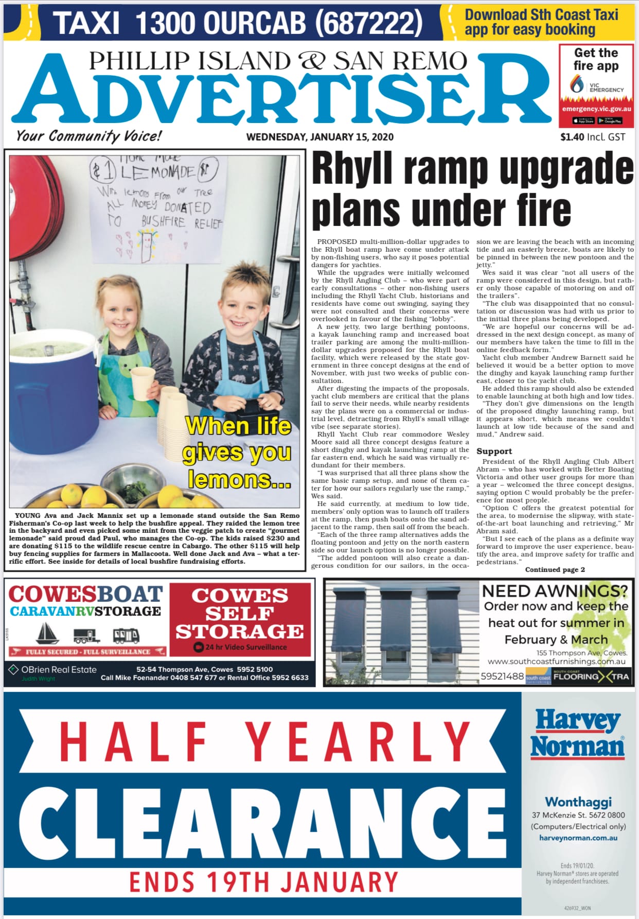 Wednesday, January 15, 2020