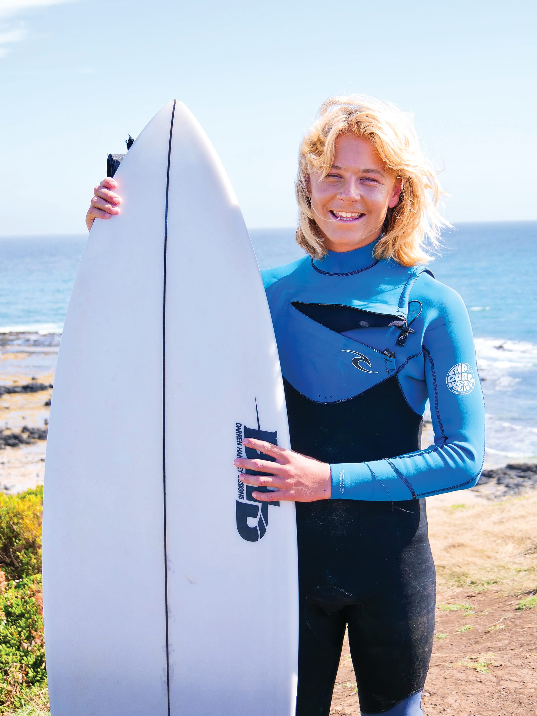 Lachie conquers epic surf challenge