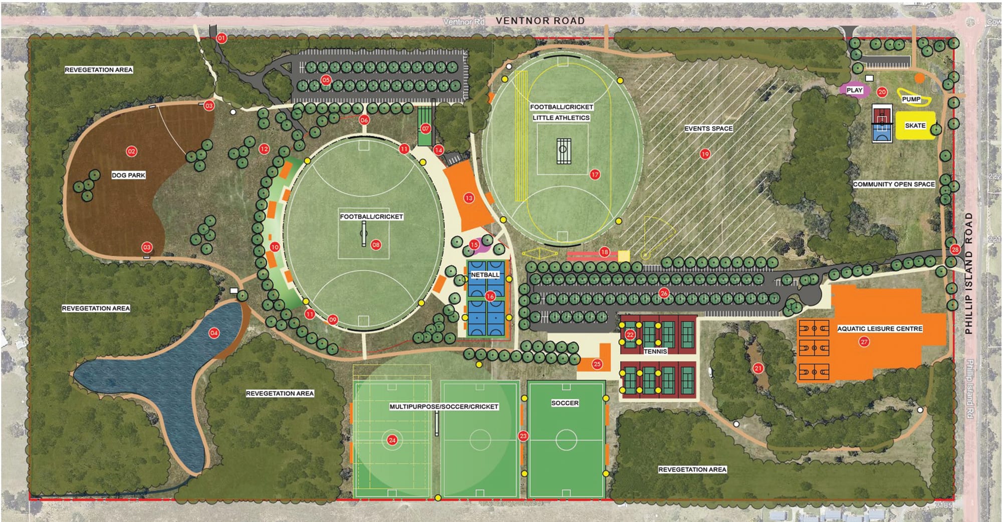 Broad support for sports precinct plan