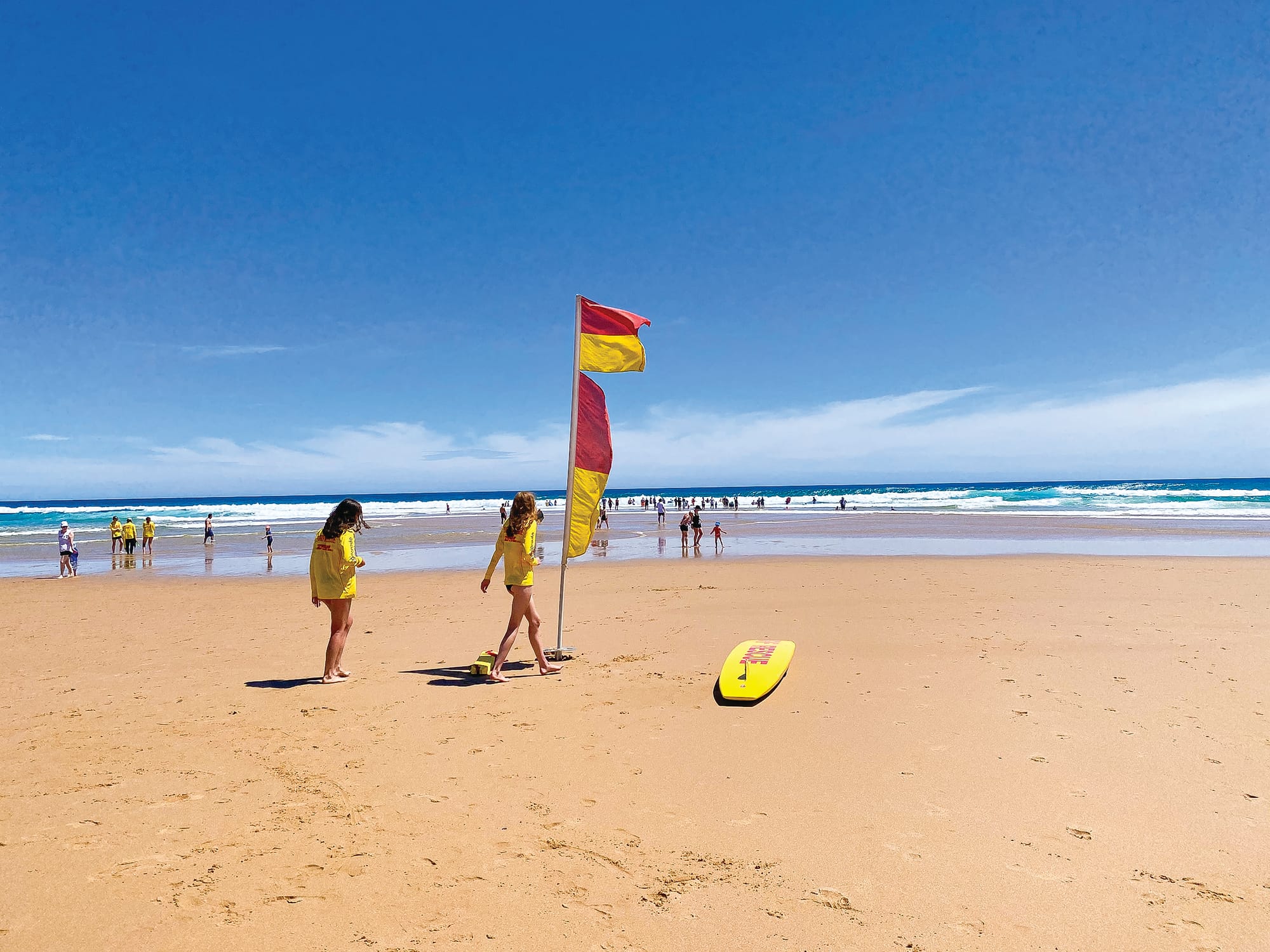 Beach patrols are back