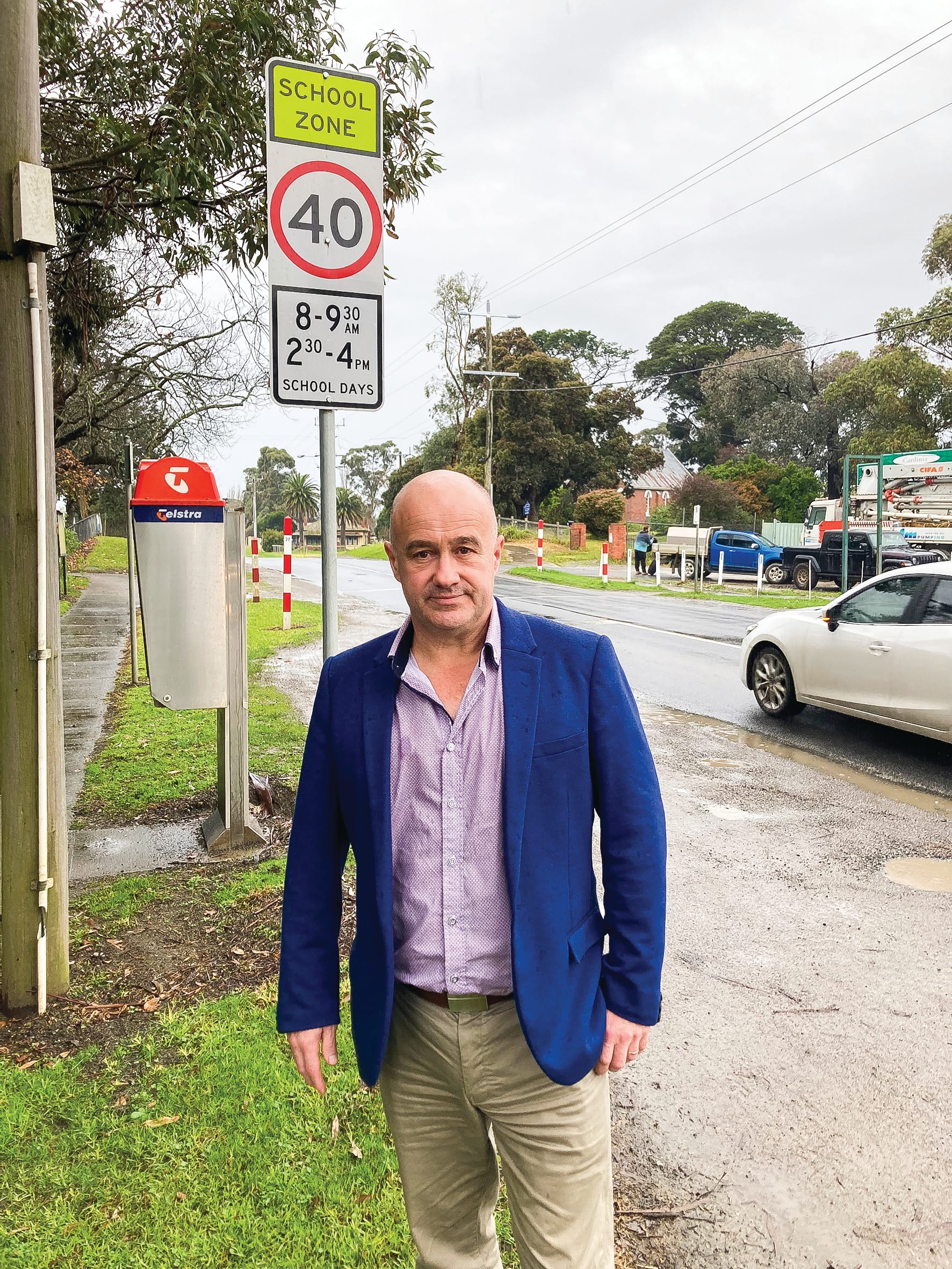 Tessari on the campaign trail