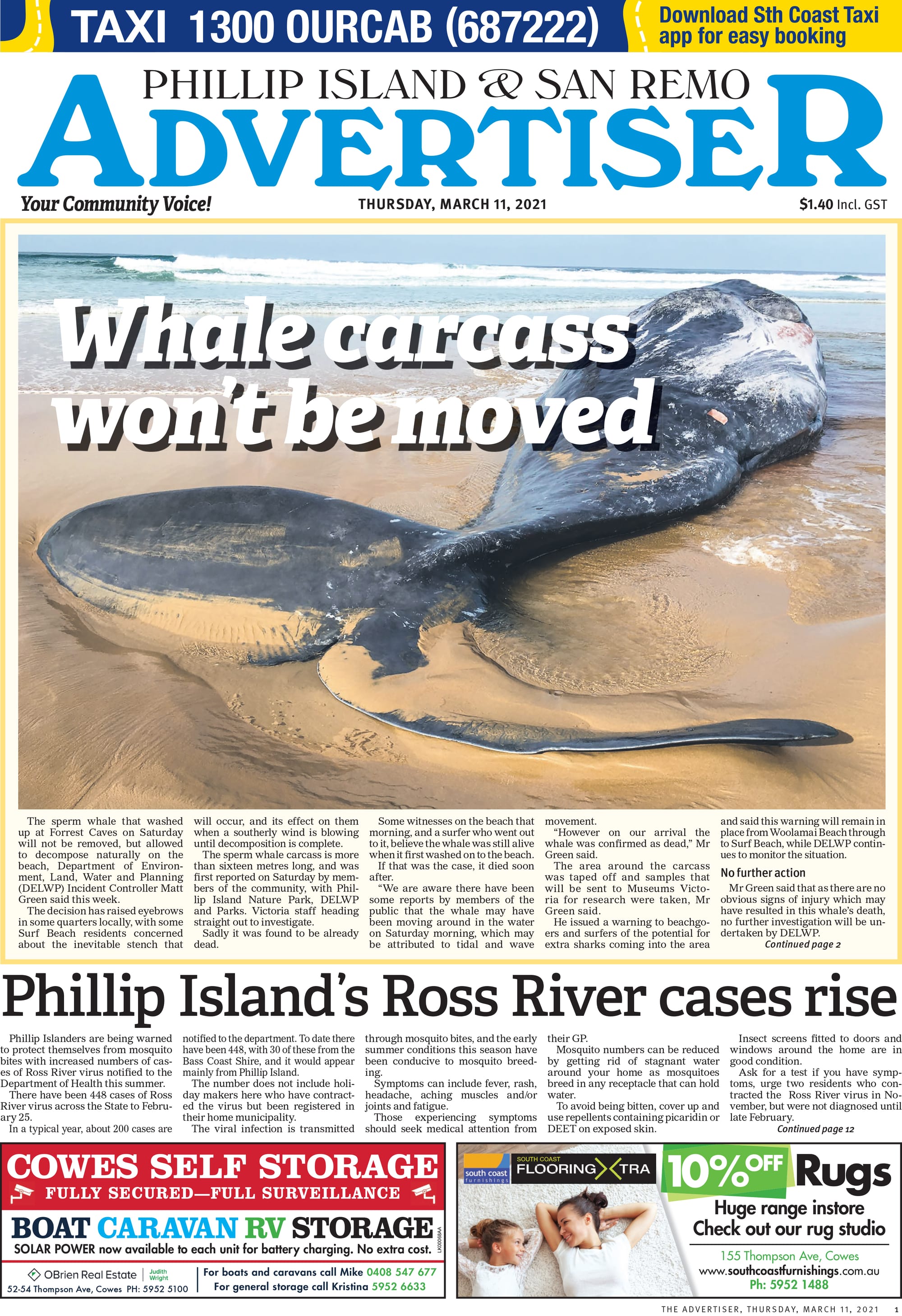 Thursday, March 11, 2021