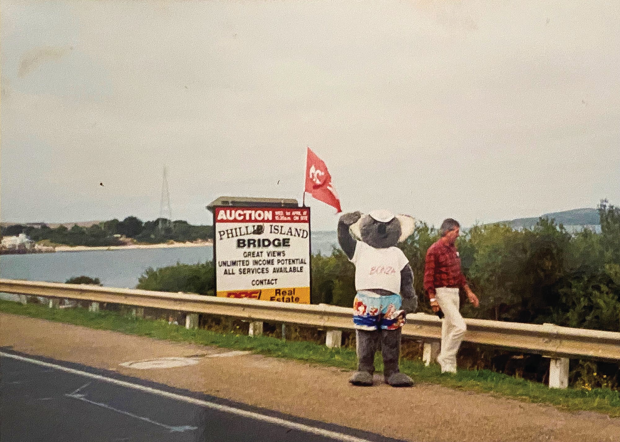 The bridge … going, going, gone!