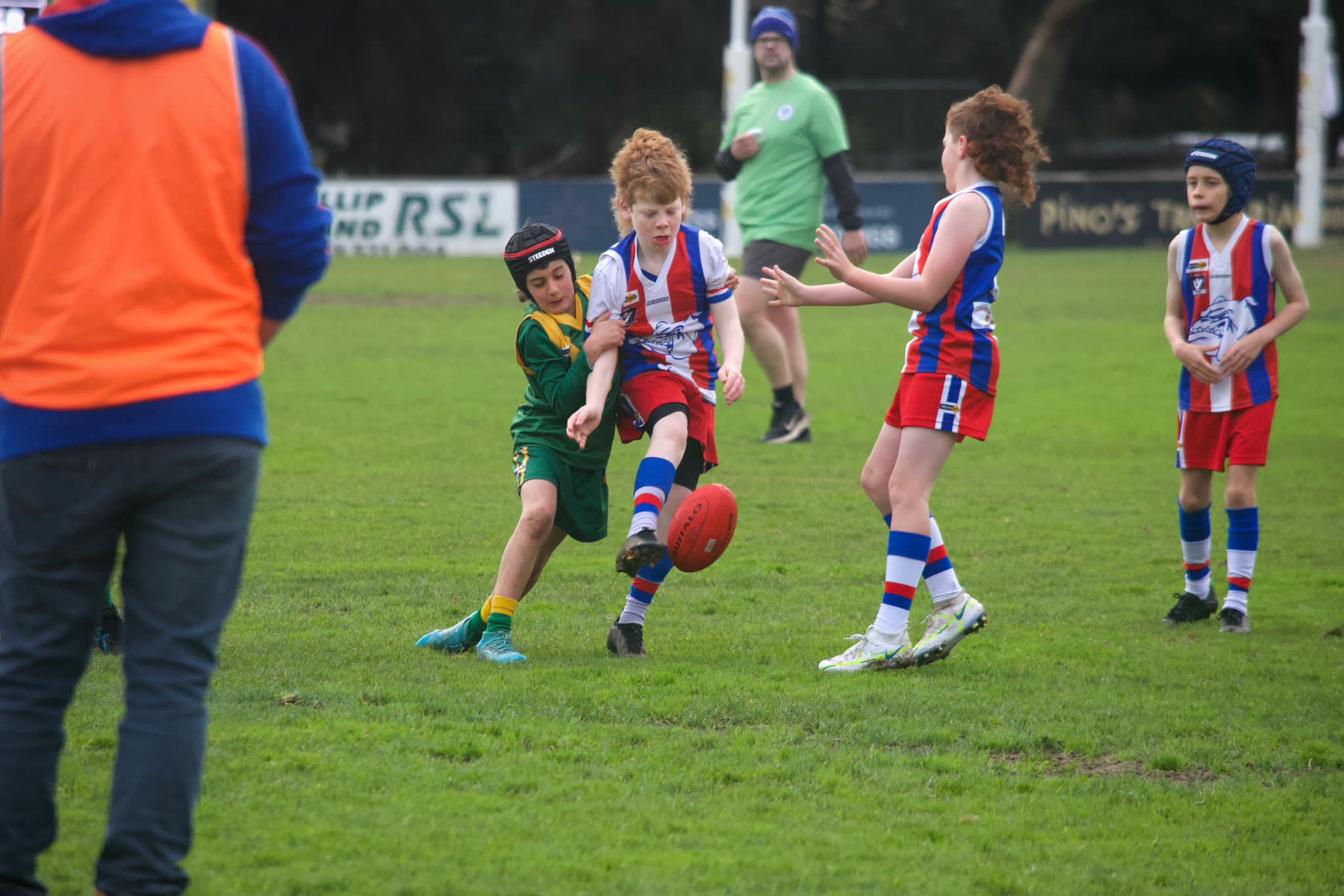 U10 Blue battle it out against Leongatha