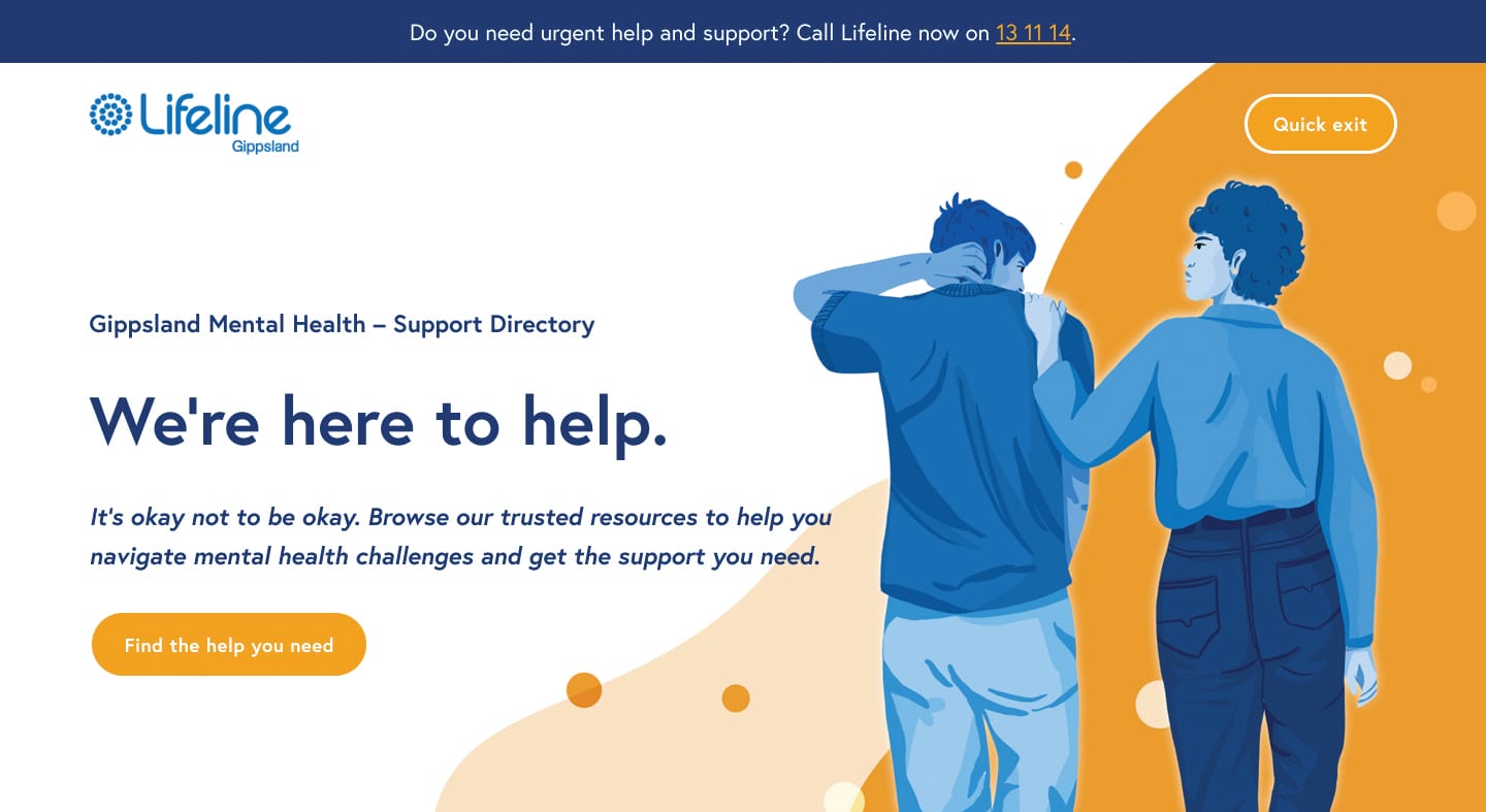 New mental health website for Gippsland