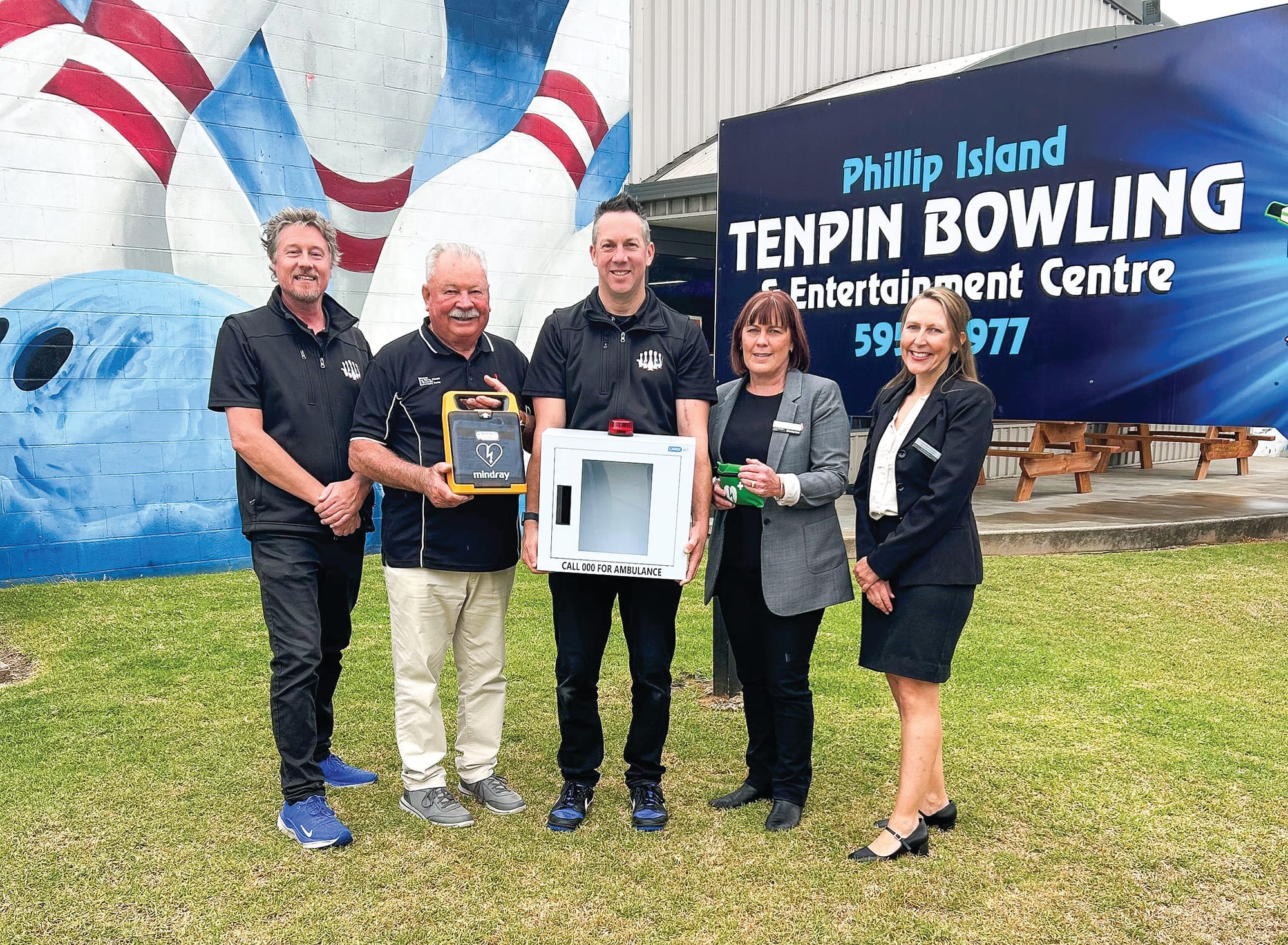 Another lifesaving defib unit installed