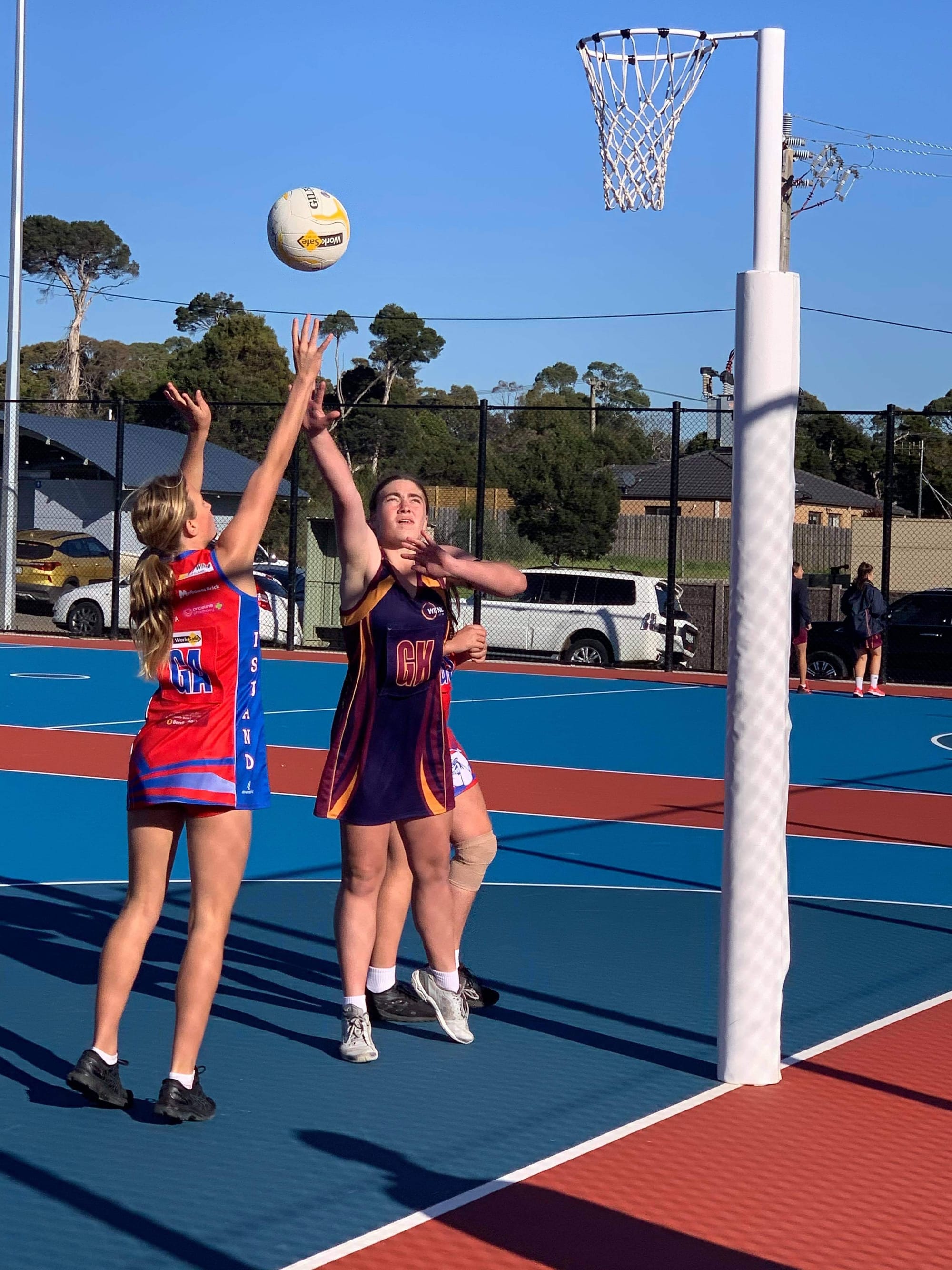 U15s netballers vs Warragul