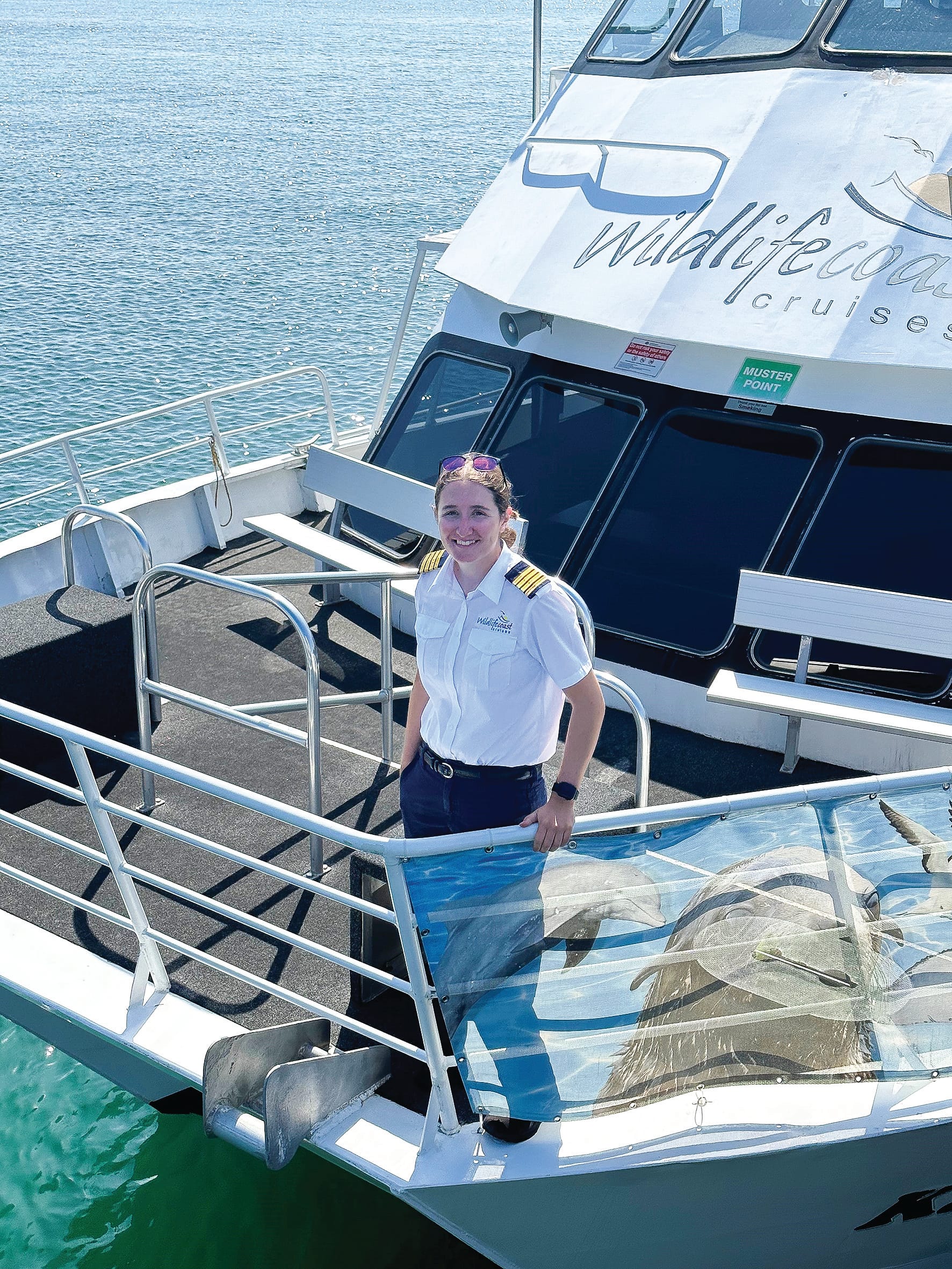 Blazing a trail, on water