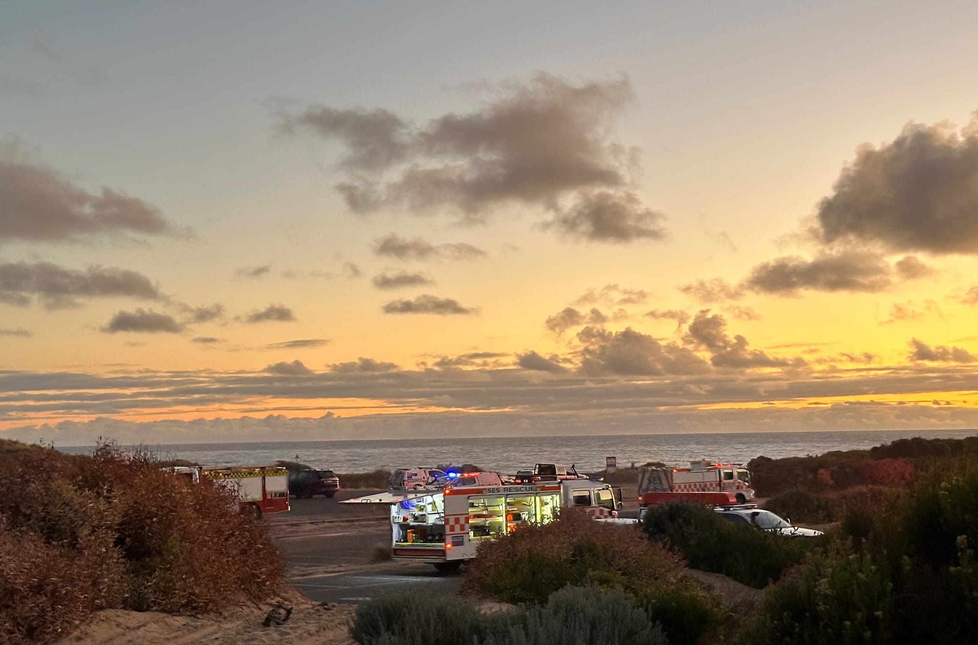 Rescue underway at Woolamai