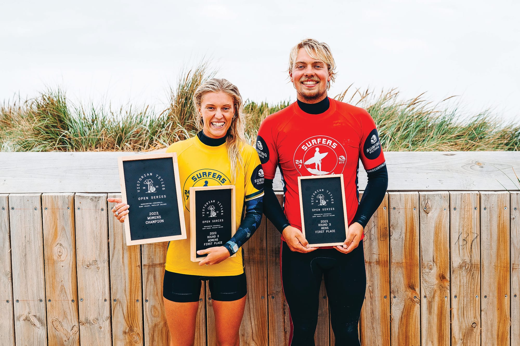 Two Phillip Islanders take out surfing titles