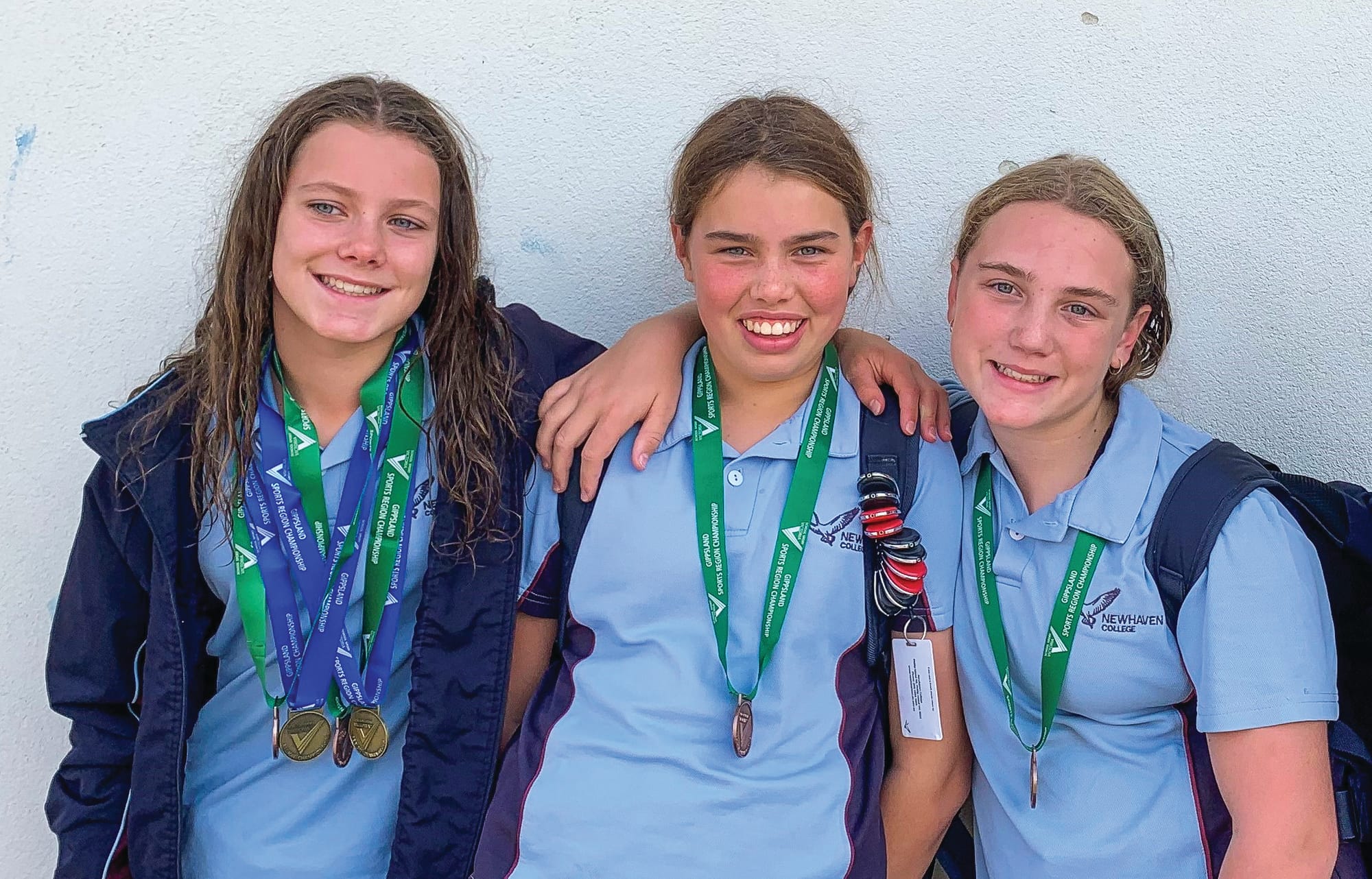 College students swimming success