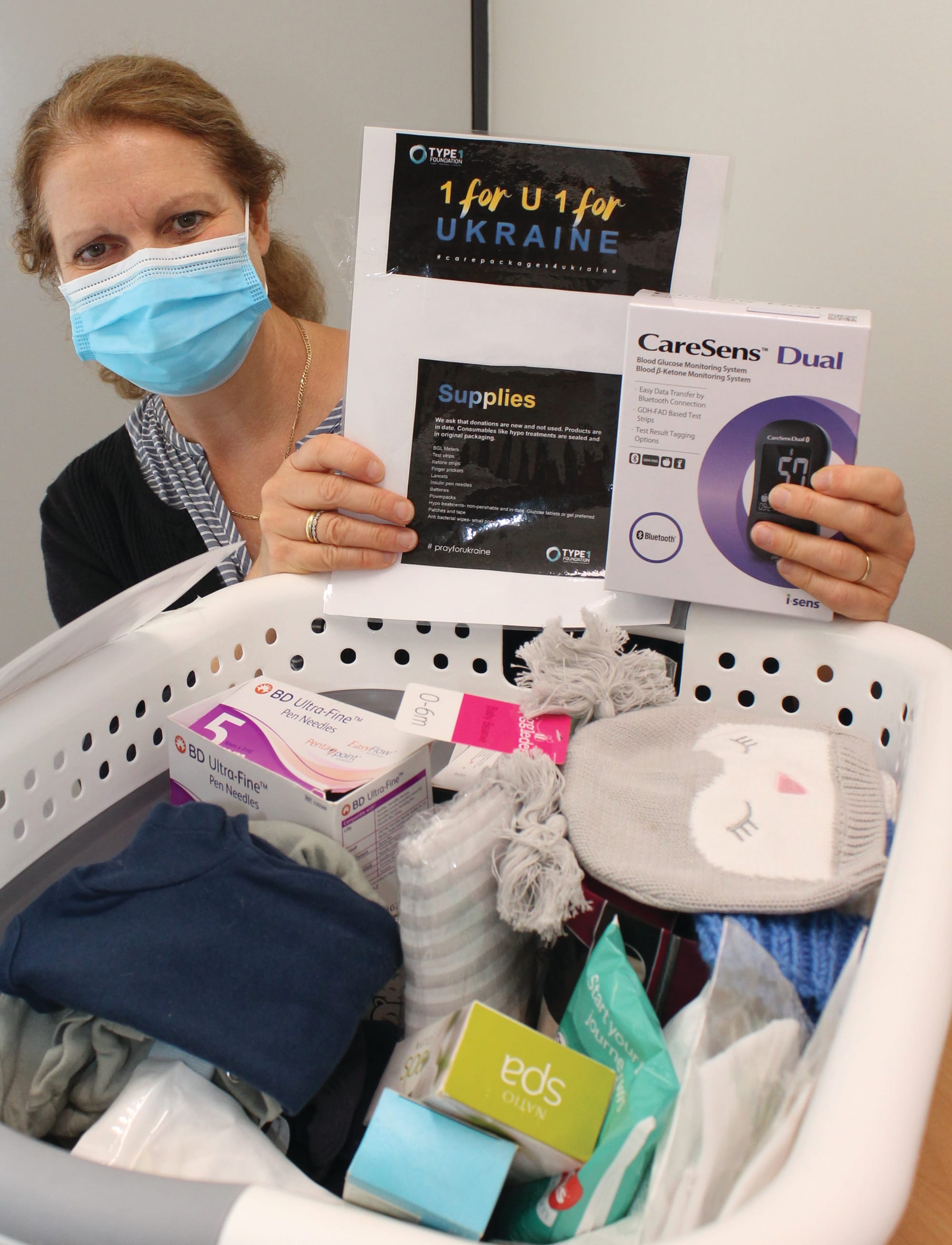 Donations for Ukraine diabetics