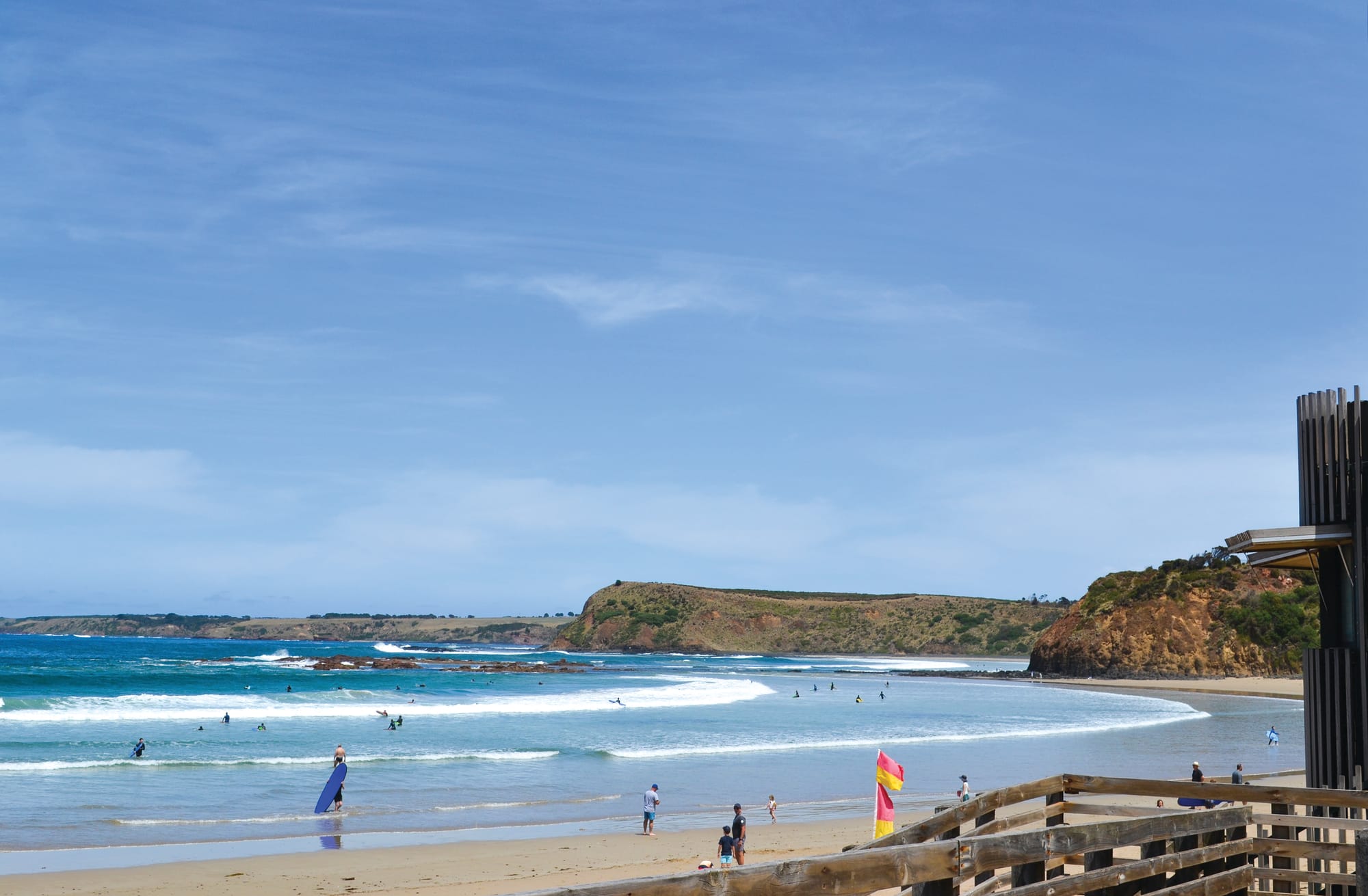 Sand and surf at Smiths