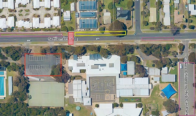 New school plan for improving traffic issues on Settlement Road