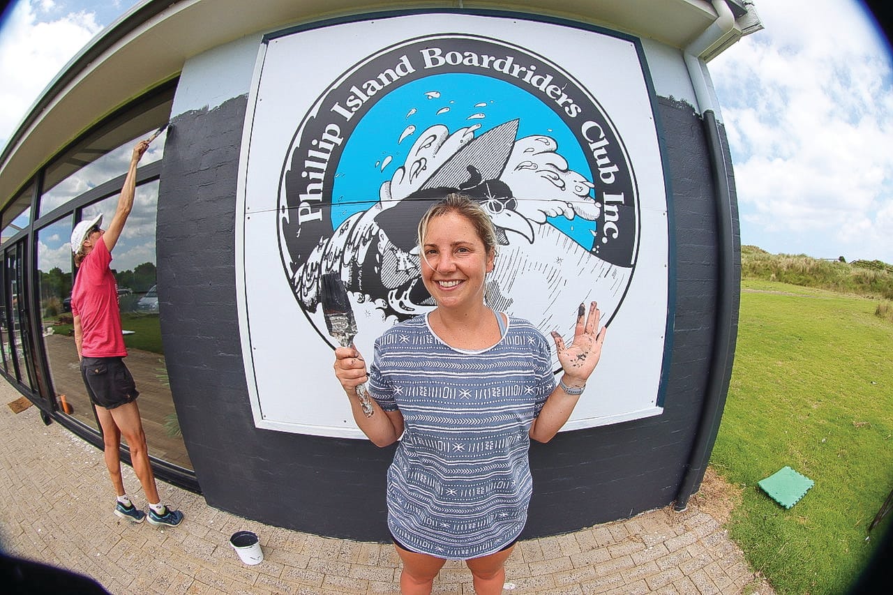 Brand new coat for clubhouse