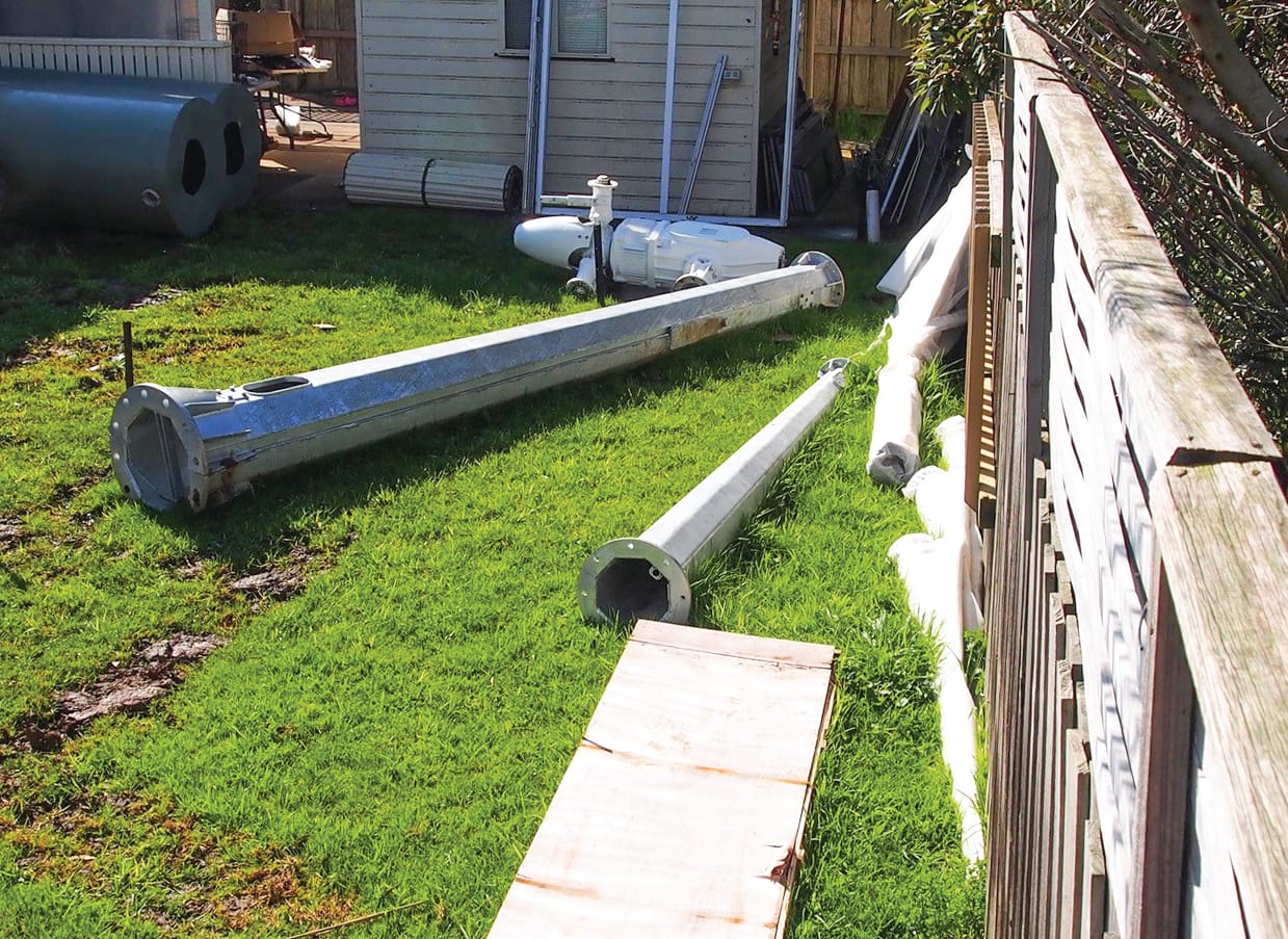 Ill wind blows Surf Beach turbine