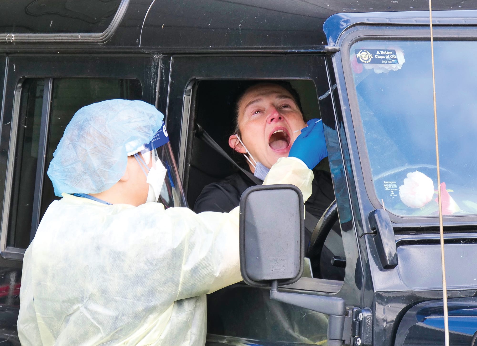 COVID-19 fragments in Cowes wastewater