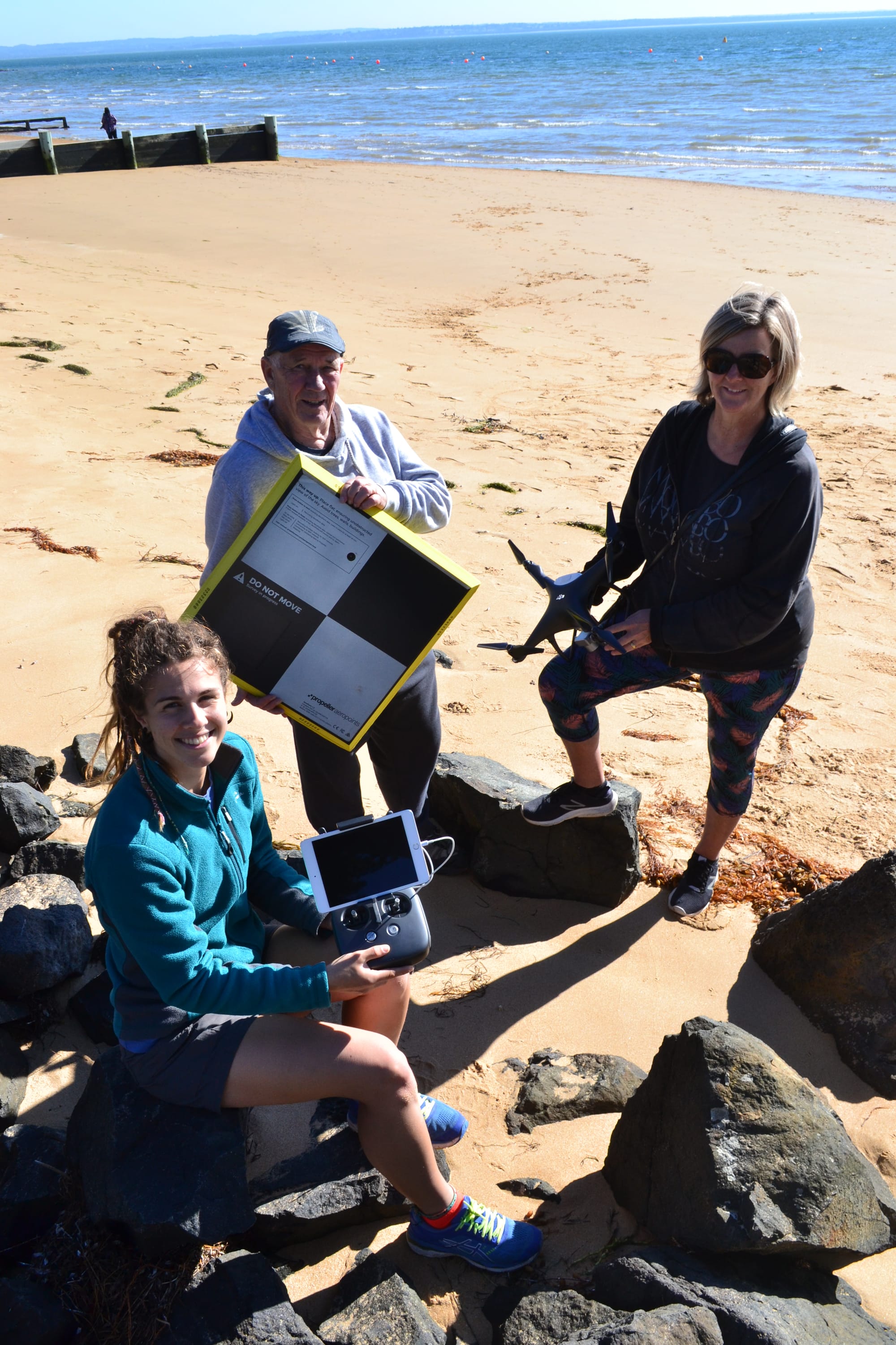 Cowes beach erosion warning