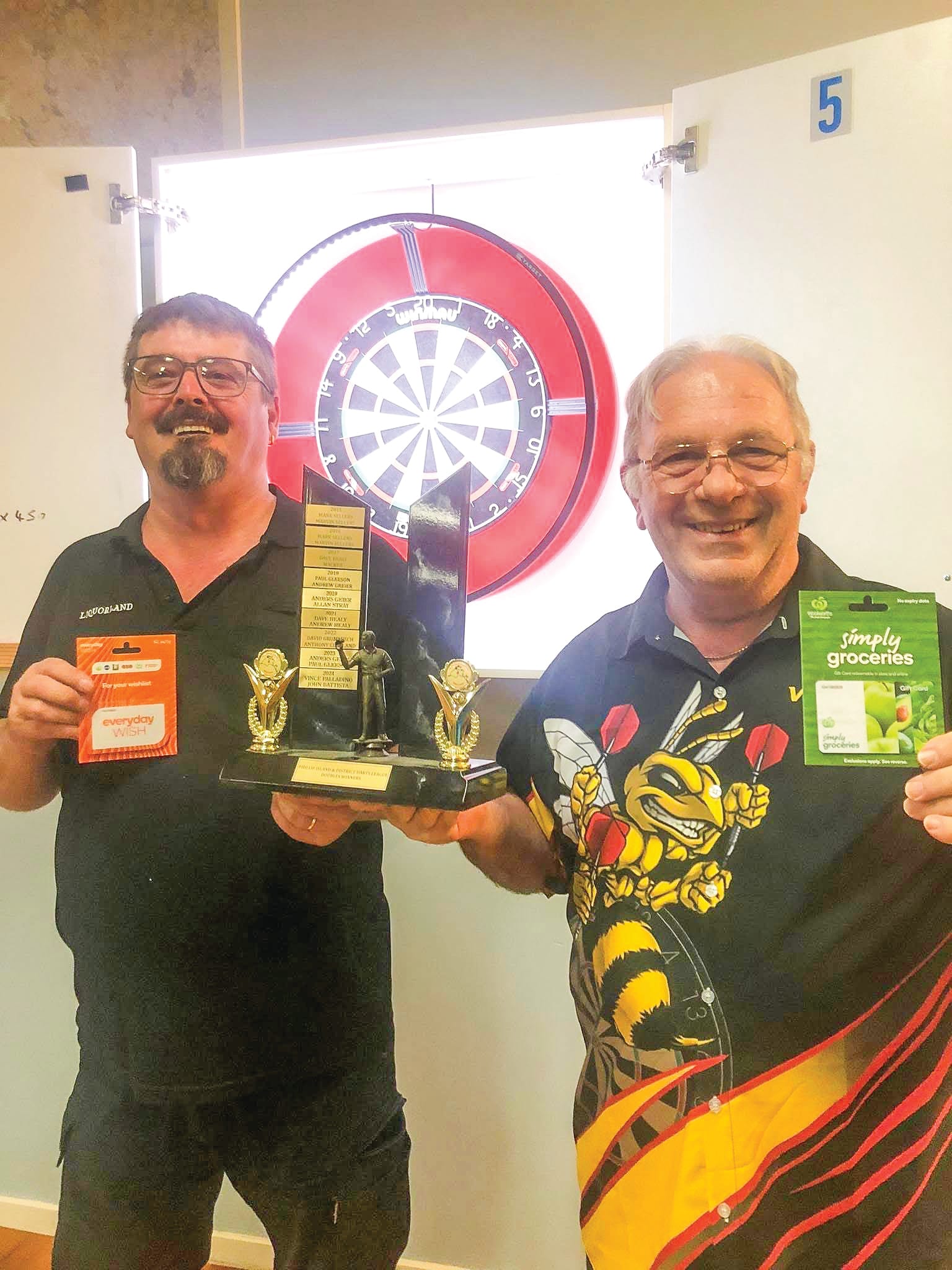 Palladino powers on in Doubles Championship