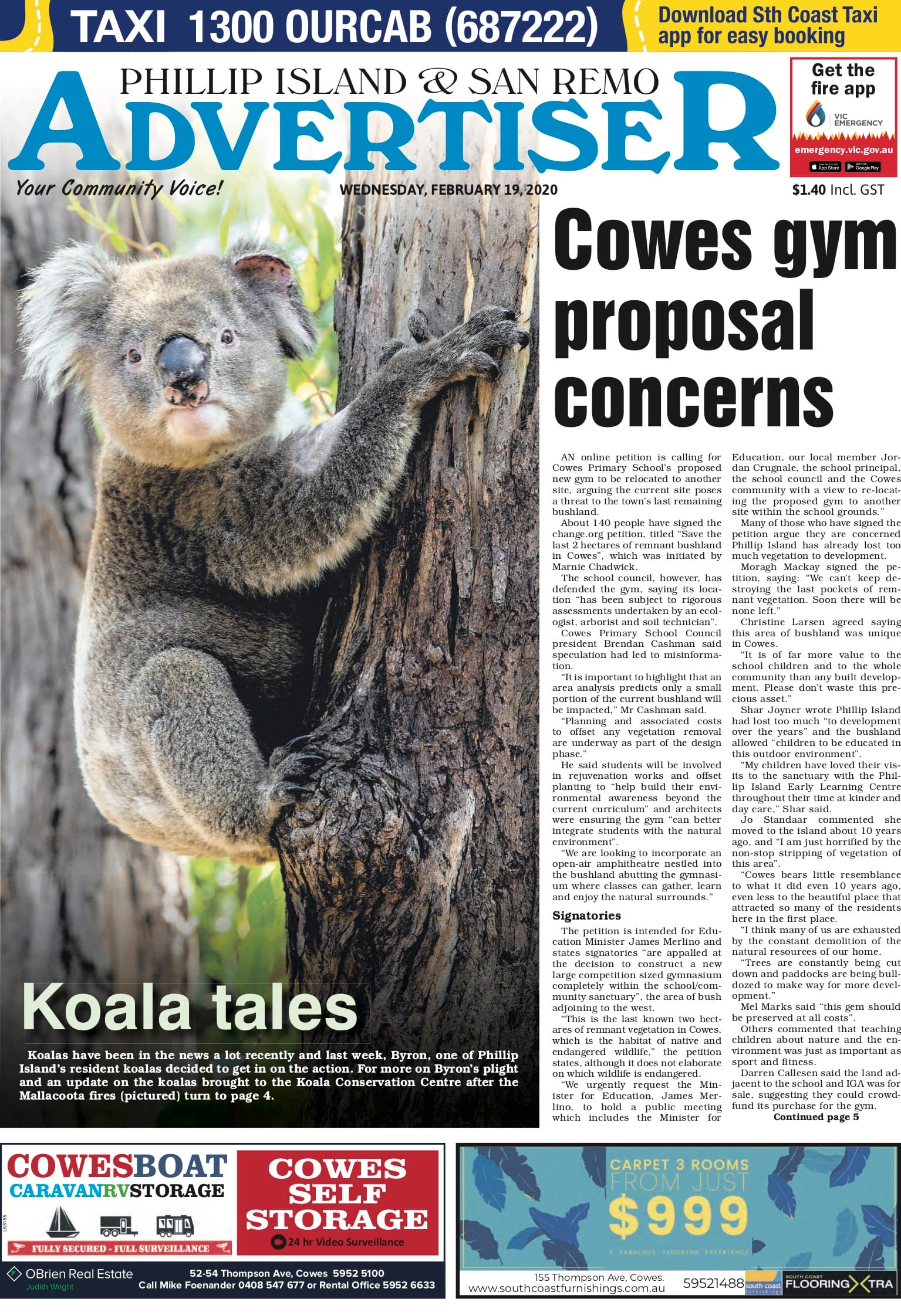 Wednesday, February 19, 2020