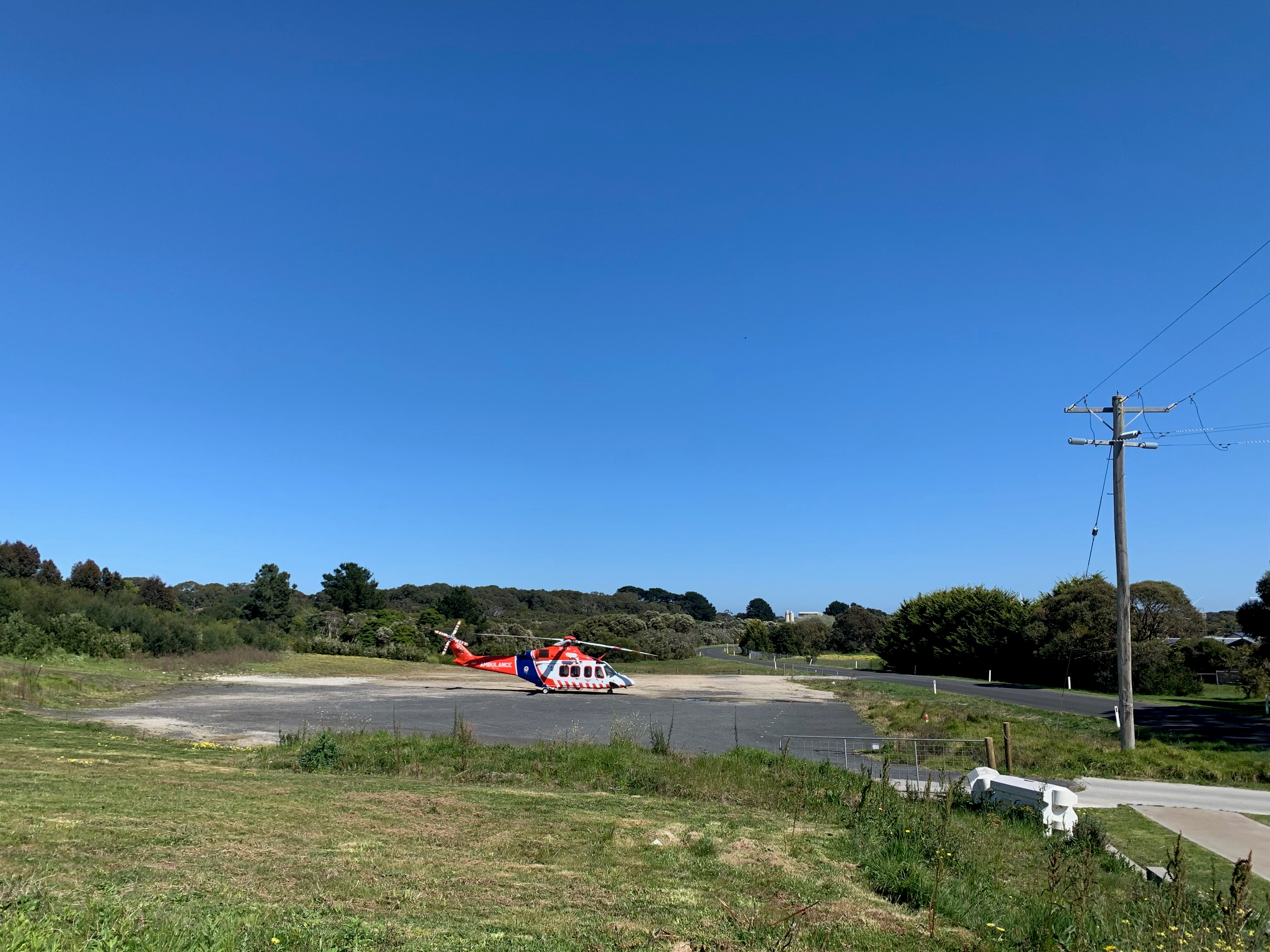 Helipad returns to Wonthaggi Hospital