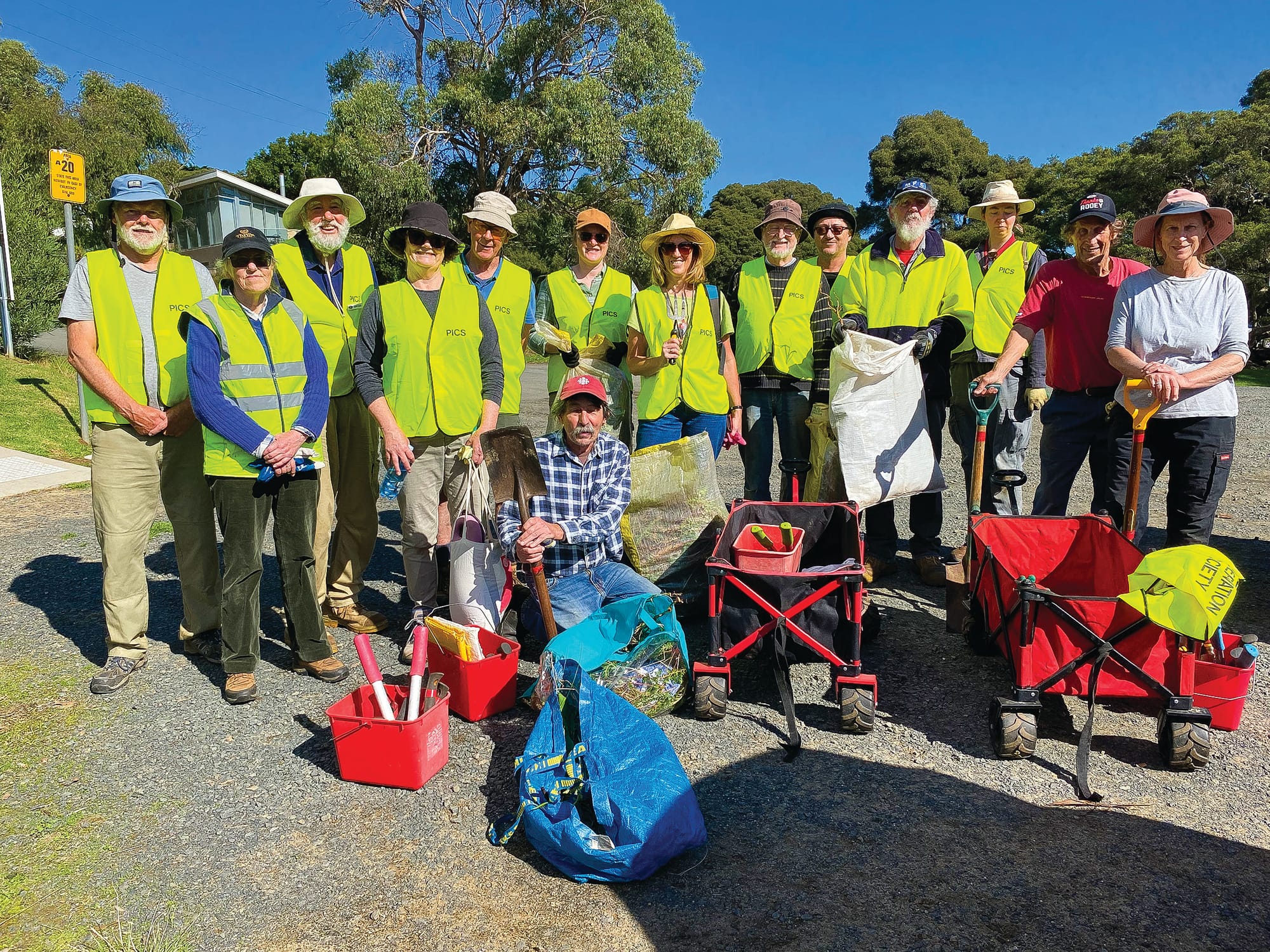 Red Rocks crew clean up