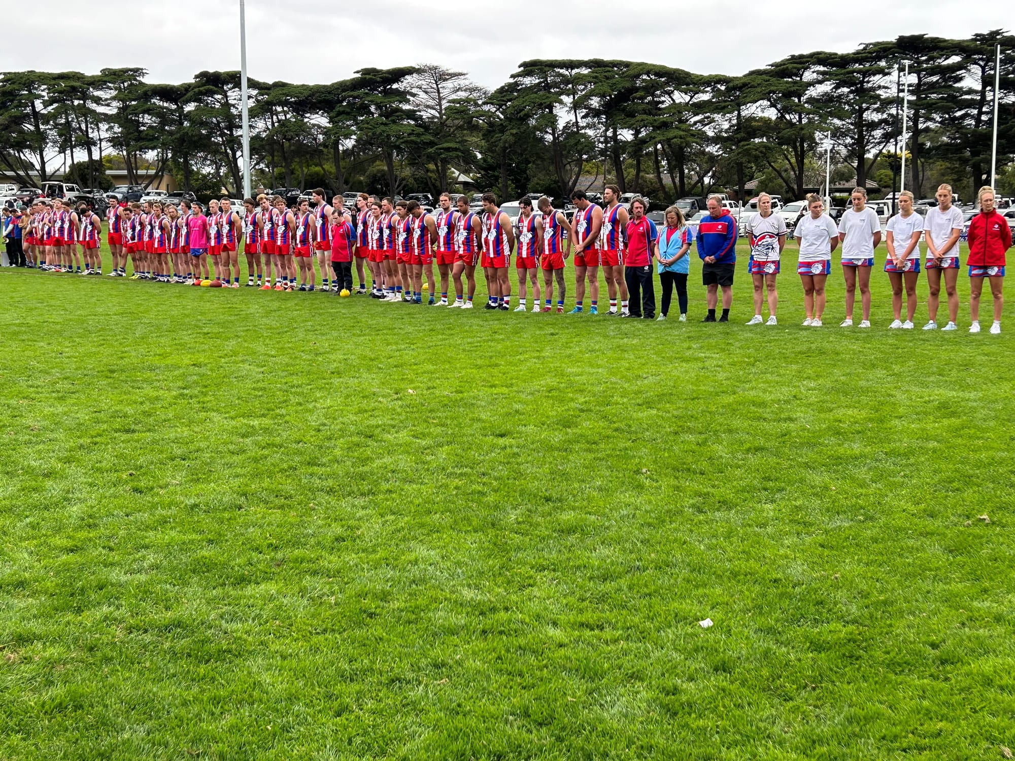 Anzac Day was marked by PIFNC at a pre match ceremony conducted by the Phillip Island RSL on Saturday.