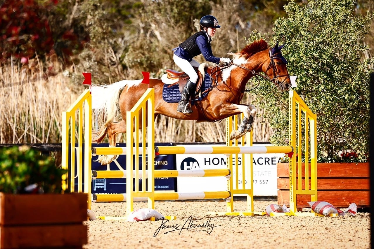 Olivia third at the 2022 Australian Jumping Championships
