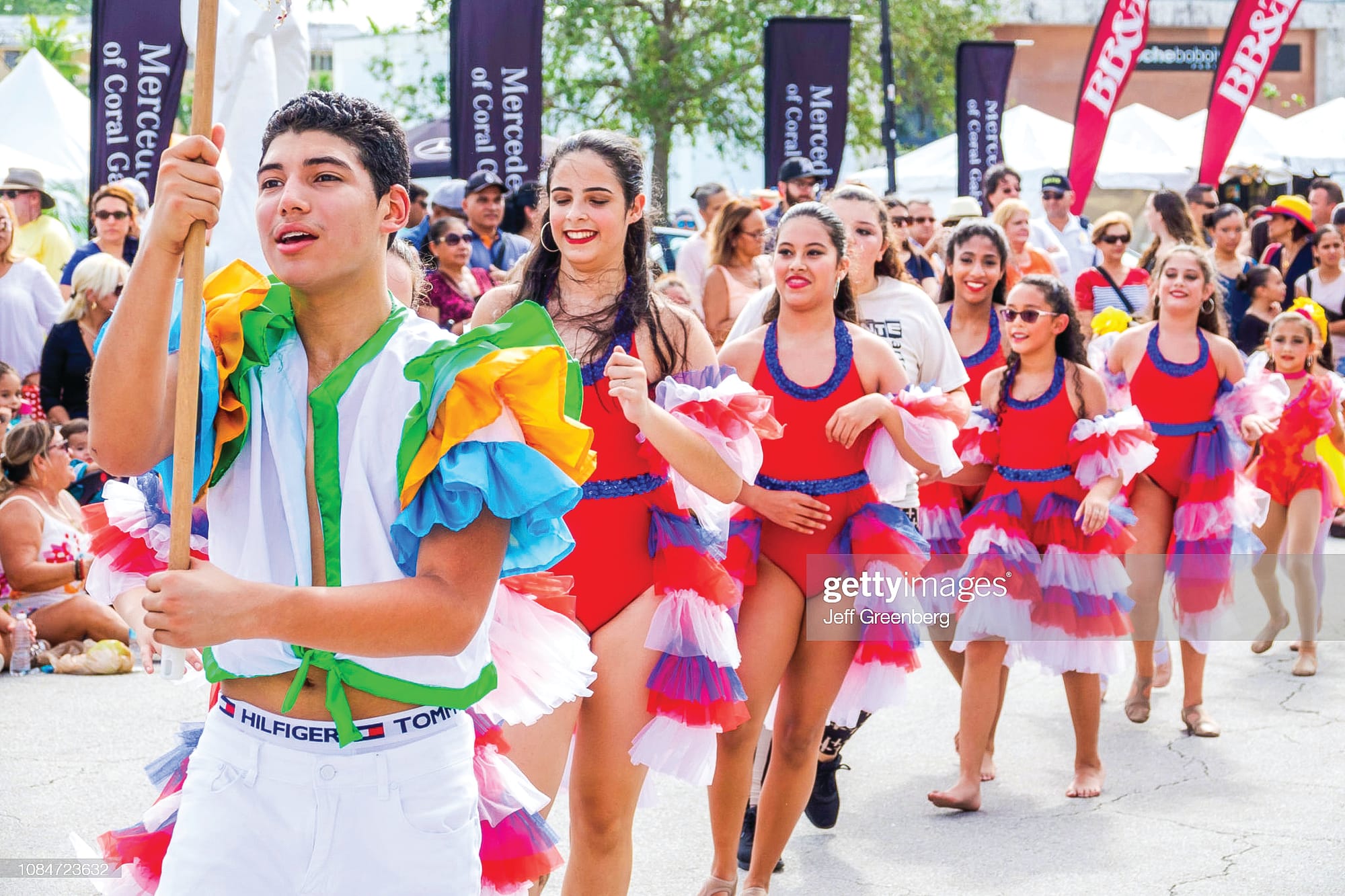 Colourful conga for cancer event