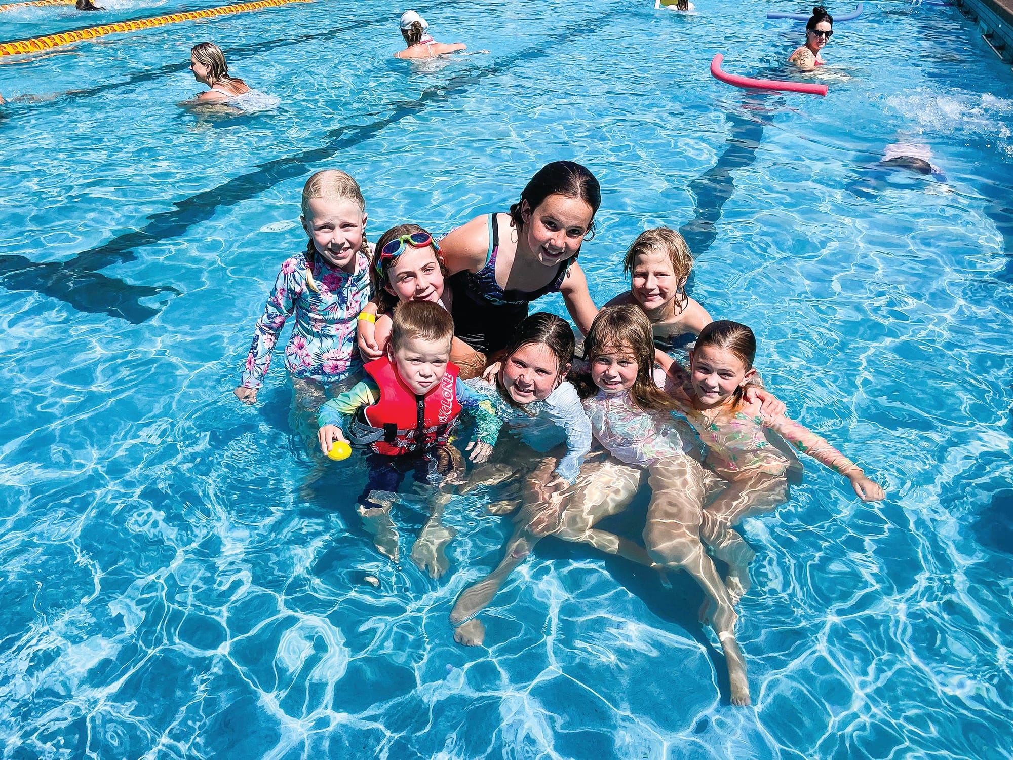 Things heat up at Cowes Primary pool