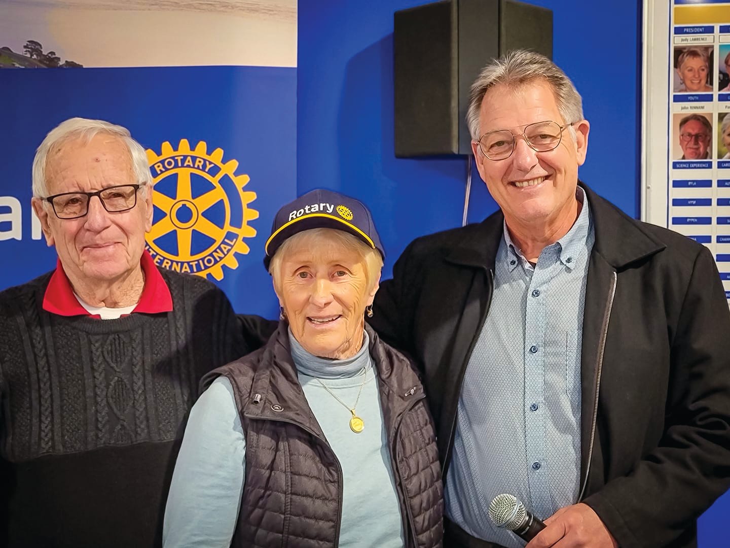 Rotary welcomes newest member