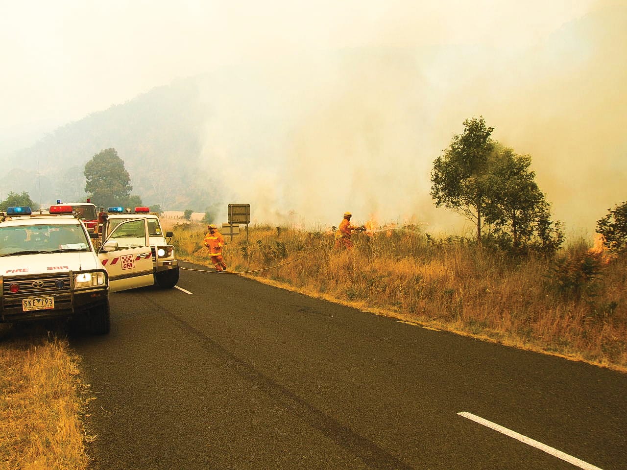 Grass fire the season’s biggest risk