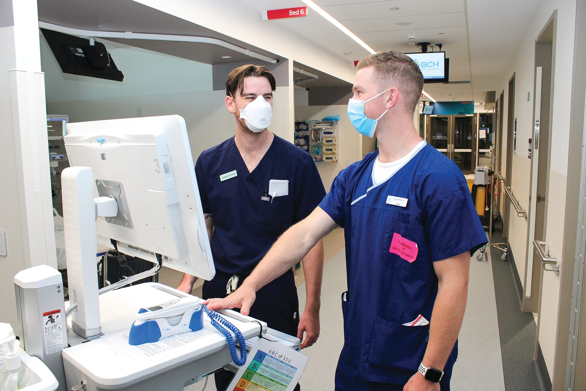 New Nurses supported by a dedicated team