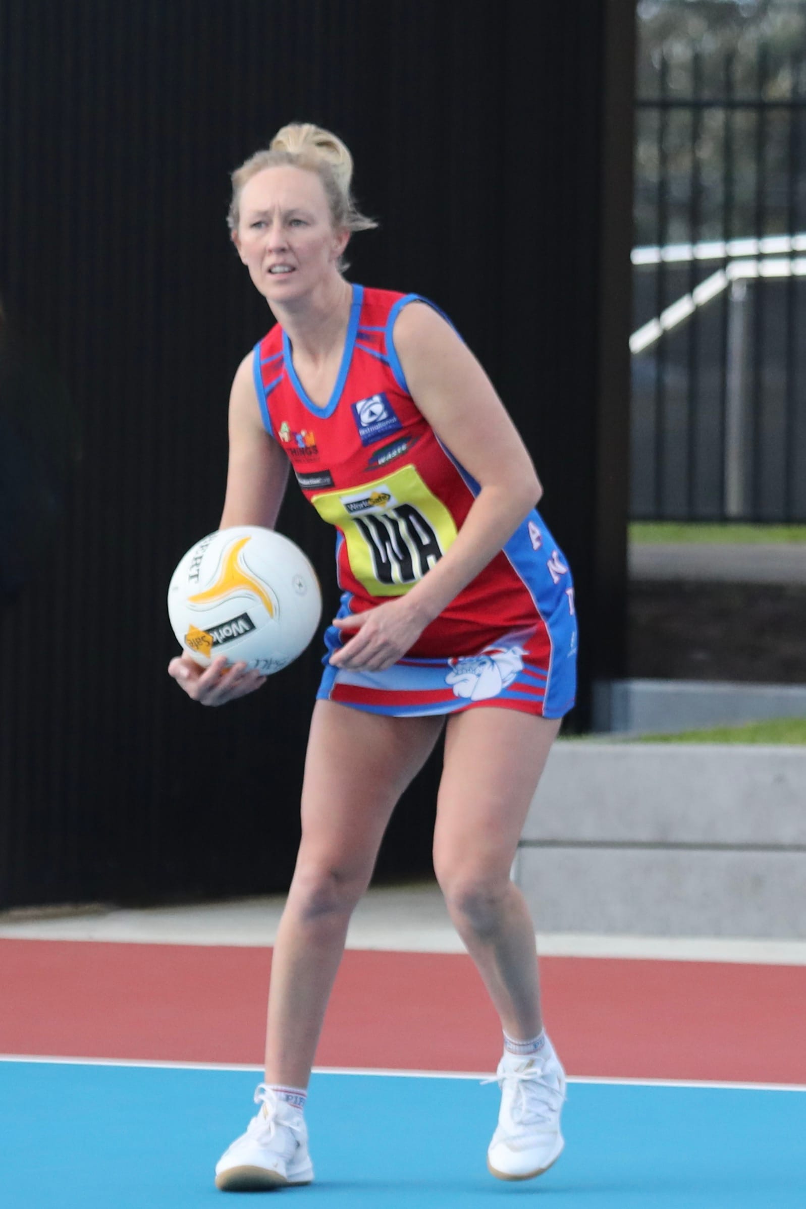 Players challenged: blustery winds and slippery courts - A Grade