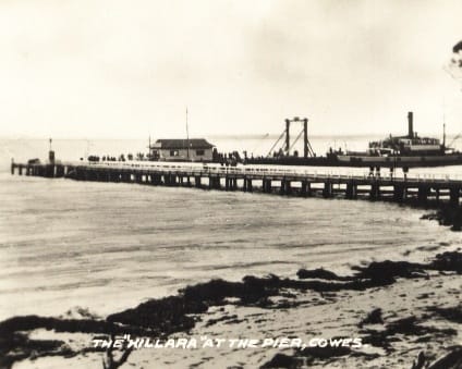 San Remo marriners opposed car ferry at Cowes pier