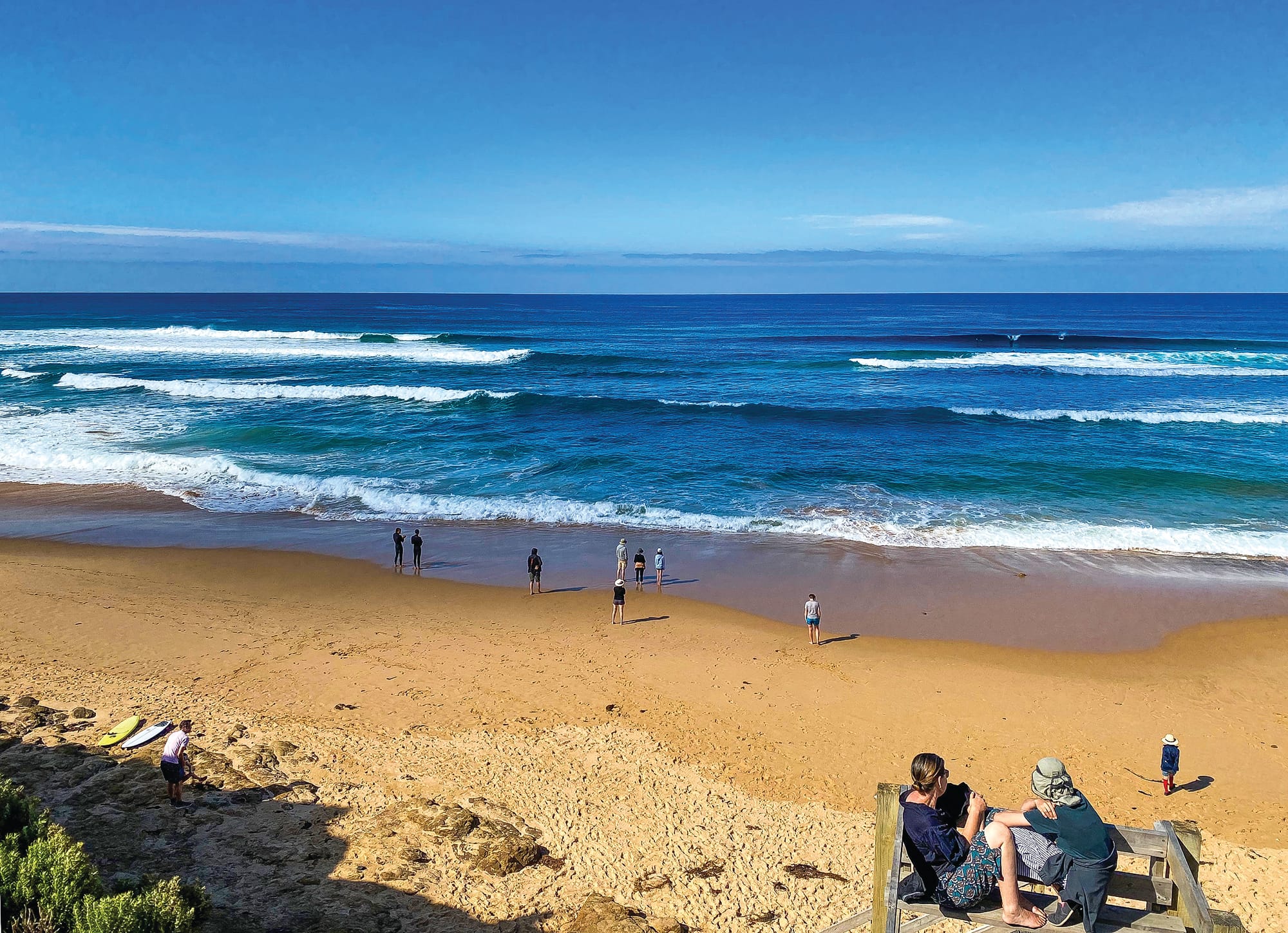 Close call at Colonnades