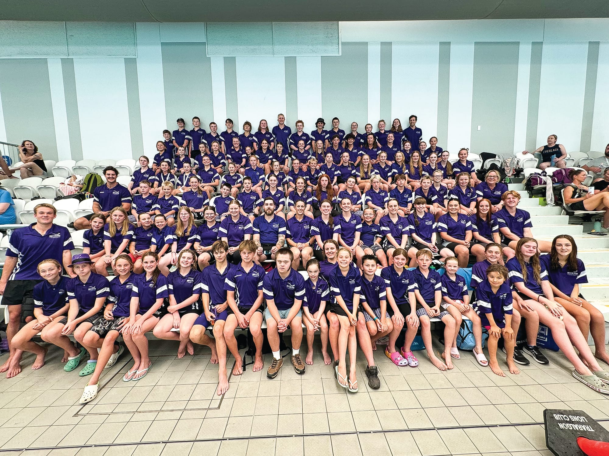Sweltering heat fails to slow SGB swimmers