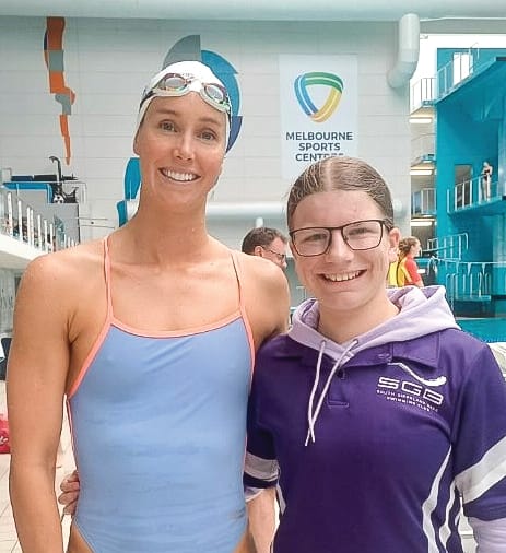 Shoulder to shoulder with Olympic hopefuls